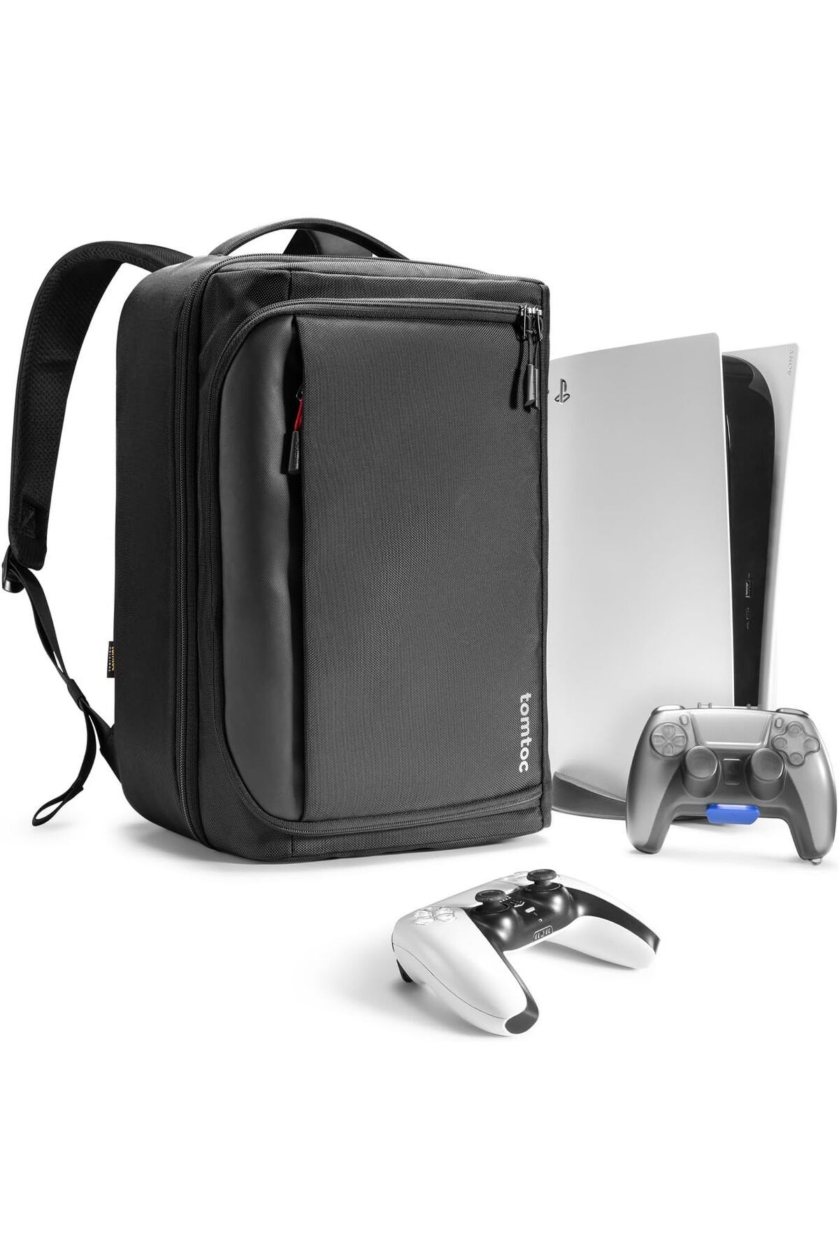 Mu Art Ahşap Mrt Trl Backpack for PS5/ PS5 Pro Console, Accessories, Protective Carrying Case Storage Bag Compati