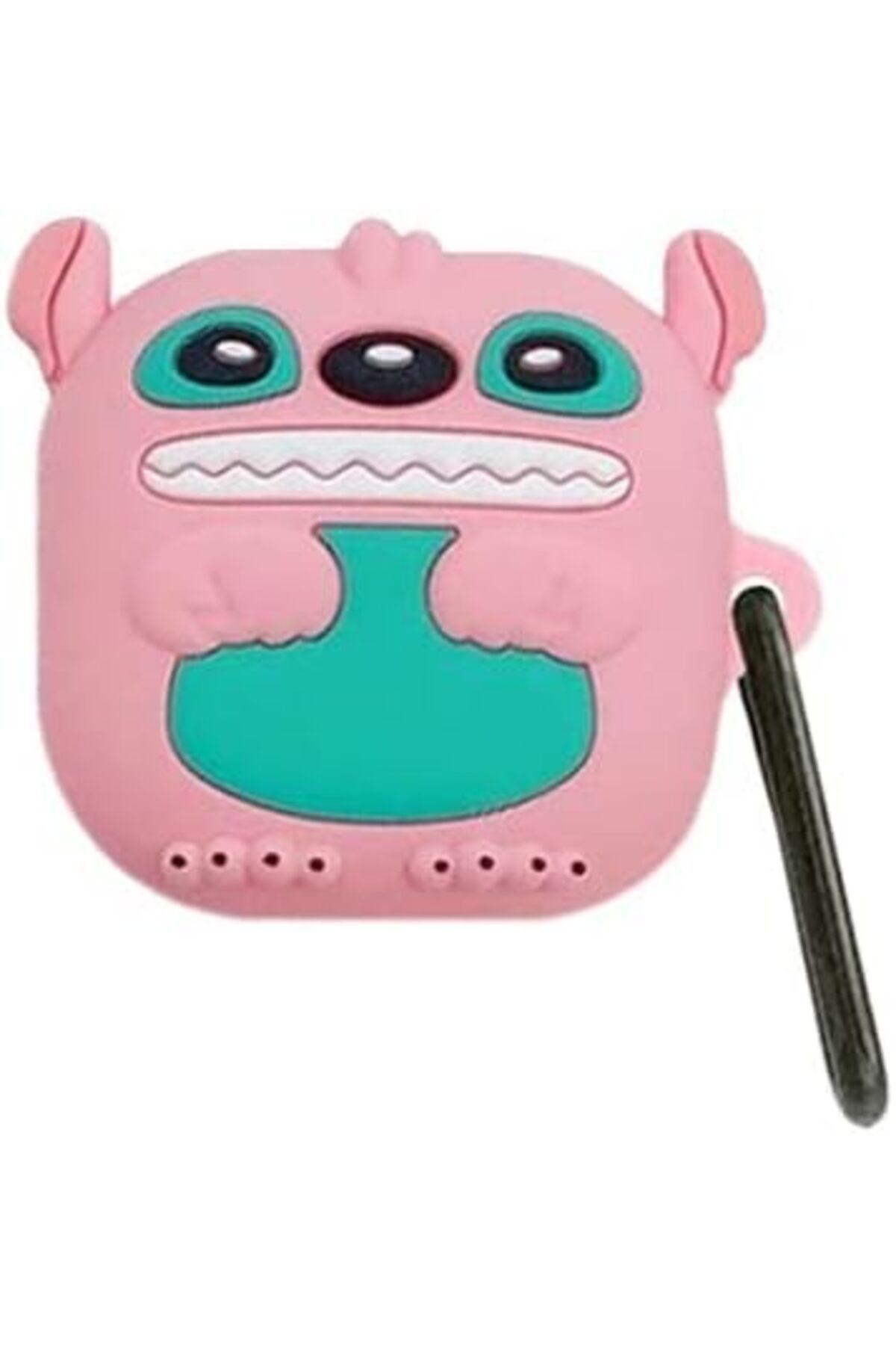 STOREMAX ELZ Galaxy Buds 2 Pro için Kılıf Cartoon Figürlü Silikon Crtn-Fgr-Stch-Pmb [Buds 2 Pro ile Uyum