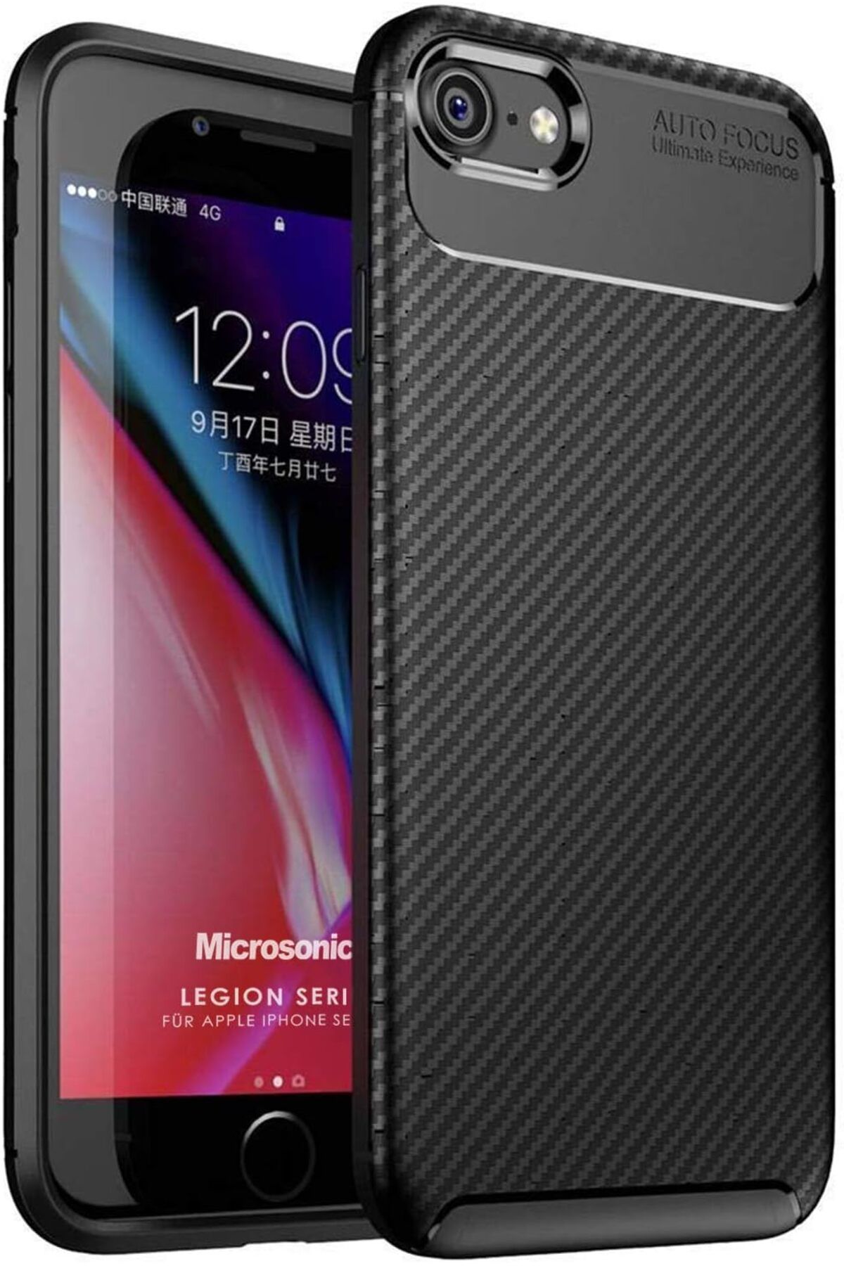 STOREMAX Rom iPhone SE 2020 için Kılıf Legion Series Siyah [iPhone SE 2020 ile Uyumlu Kılıf - Siyah] Rom
