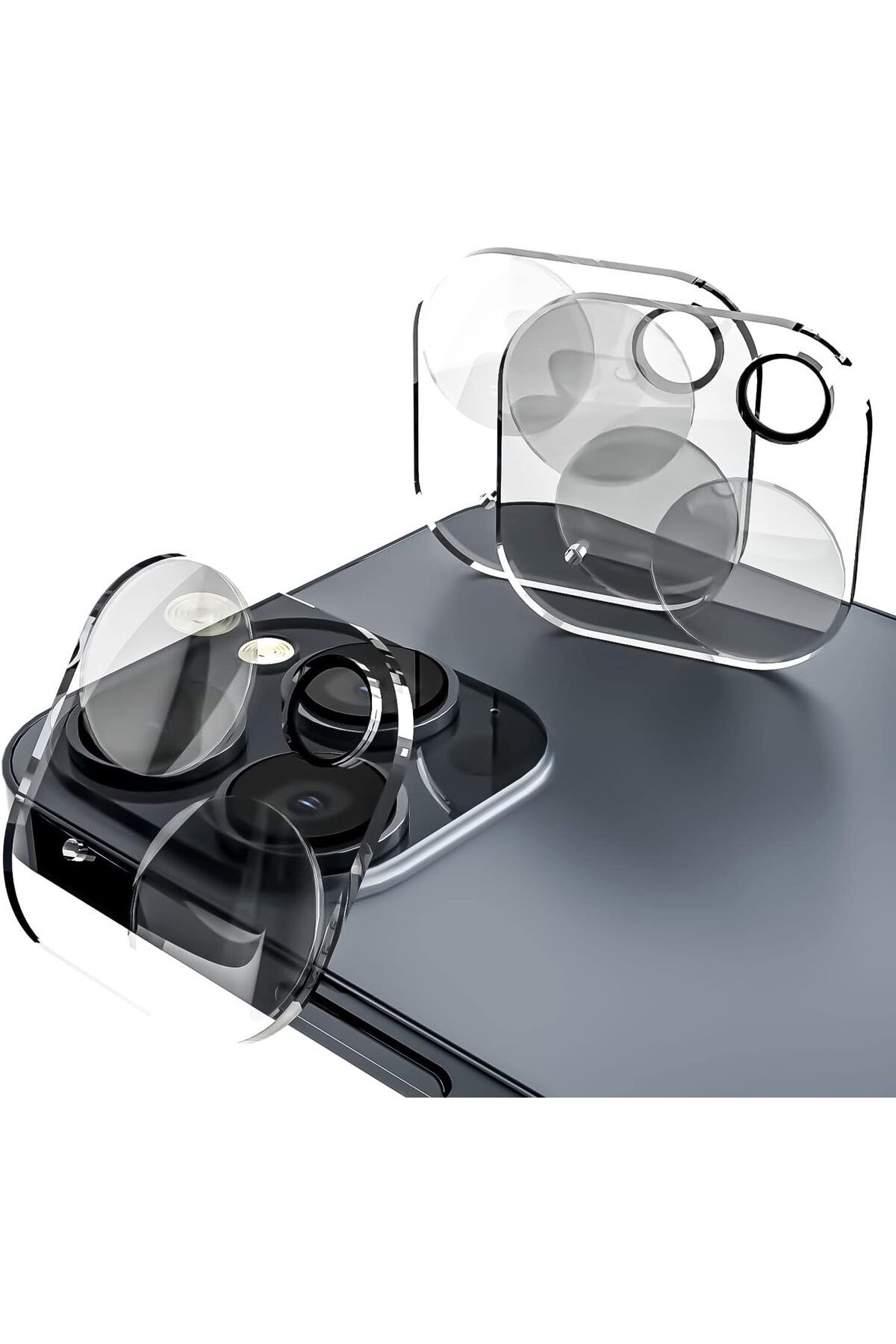 STOREMAX OZN iPhone uyumlu 9H Temperli Kamera Lens Koruyucu Kapak - Şeffaf (iPhone 11) OZNstre 1094633