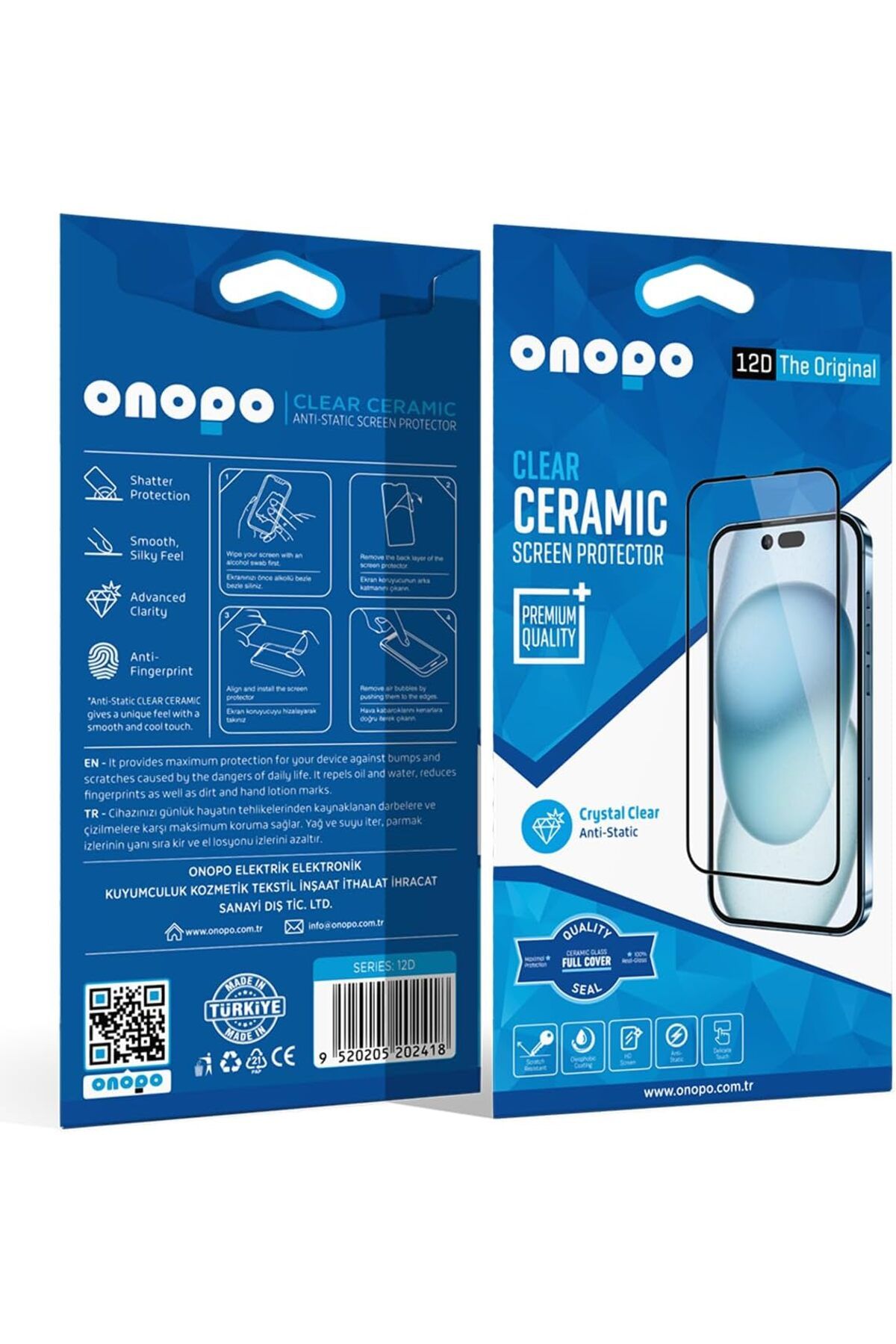 STOREMAX OZN Redmi Note 12S Uyumlu Tam Kaplayan Şeffaf Seramik 12D Cam Ekran Koruyucu OZNstre 1094633