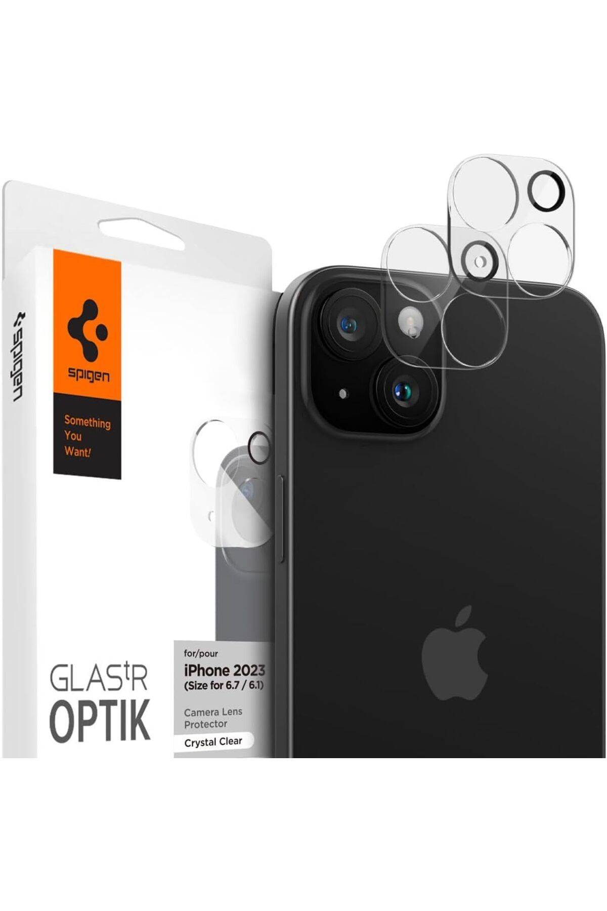 STOREMAX OZN iPhone 15 / 15 Plus Kamera Lens Camı Koruyucu Glas.tR Optik (2 Adet) Crystal Clear - AGL06916 O