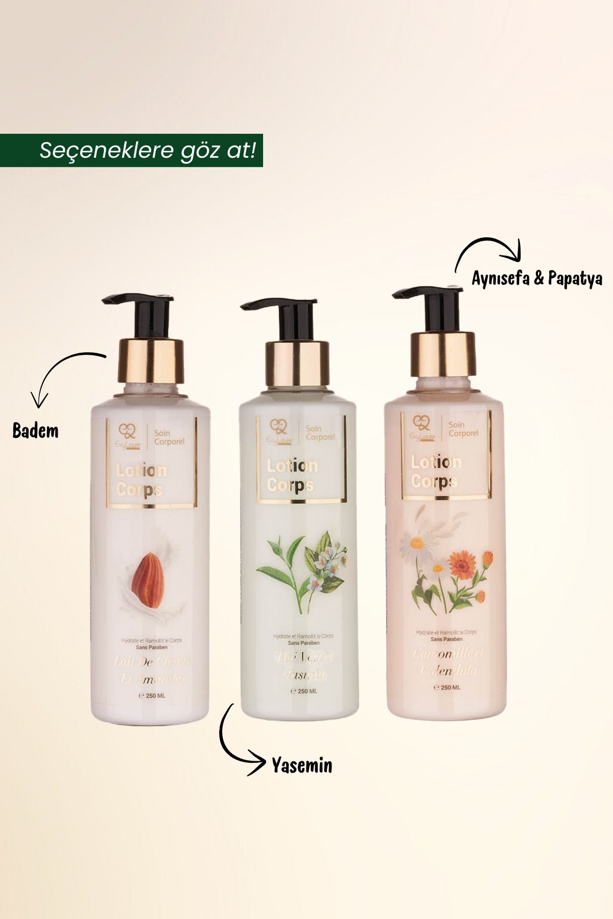 EvyLaure-250 ml Jasmine Jasmine Flower Extract - Body Lotion 4