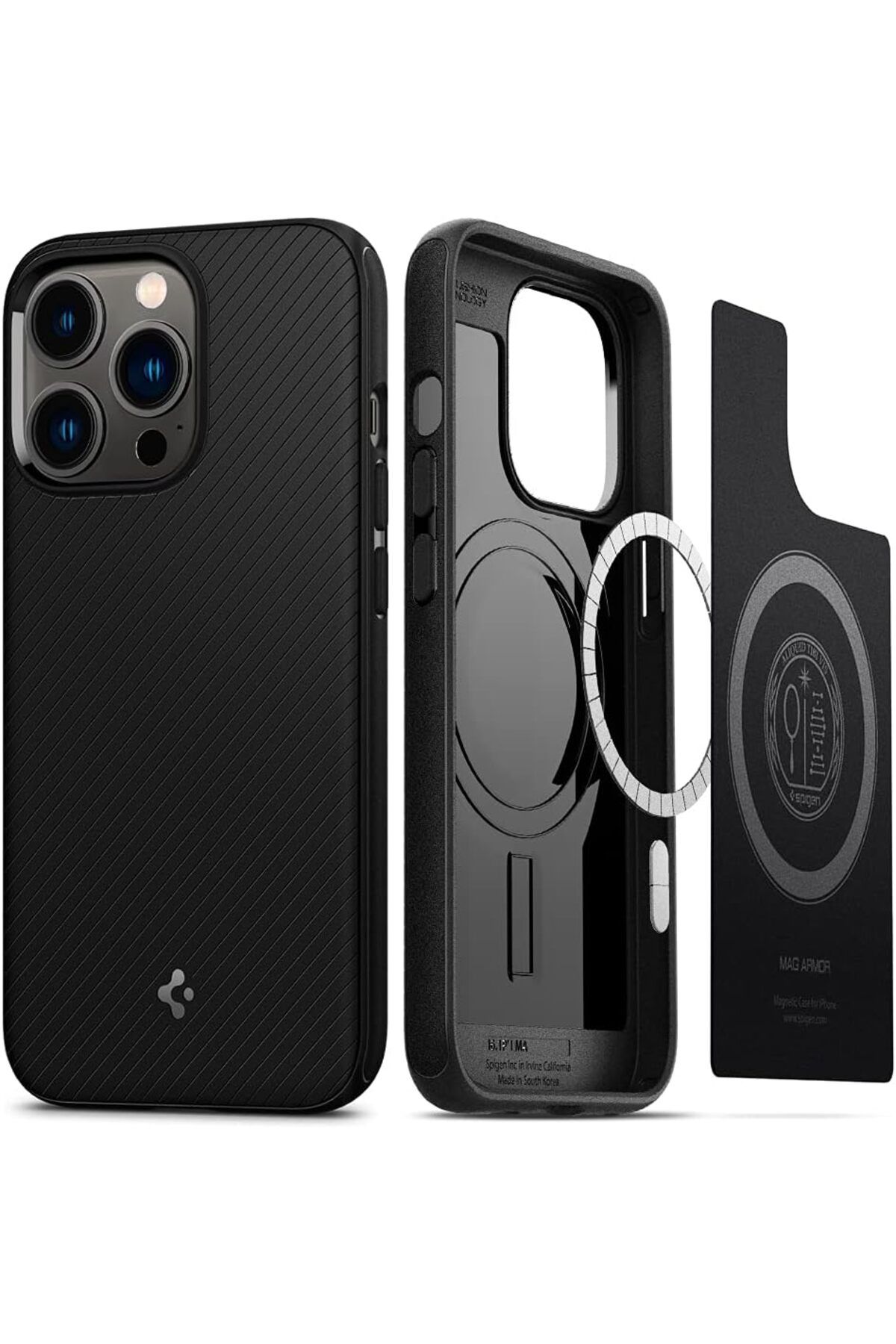 STOREMAX ELZ iPhone 13 Pro Kılıf Mag Armor (MagSafe Uyumlu) Matte Black - ACS03281 FRNTR 1127478