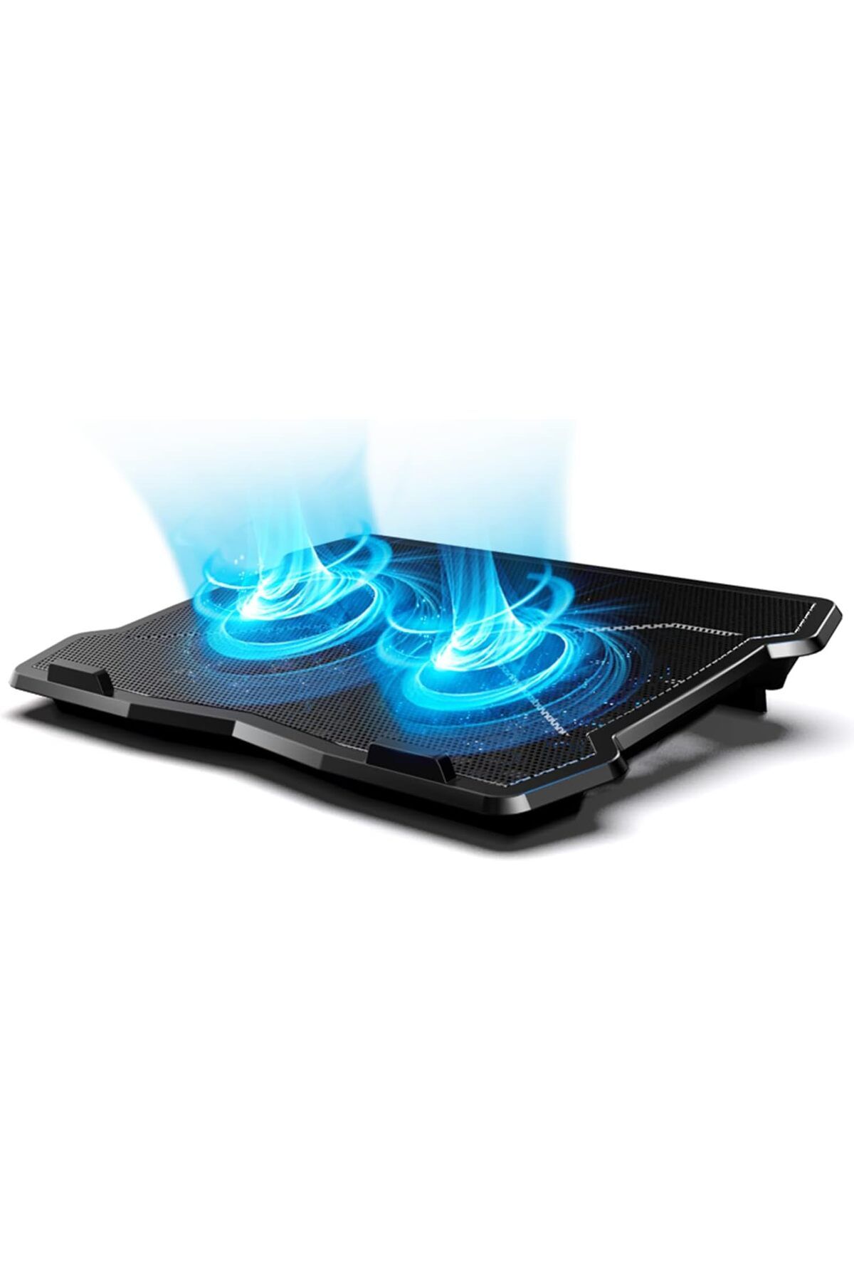 STOREMAX Ezg BX-CP01W LED Aydınlatmalı 2 Fanlı Metal Yüzeyli Notebook Soğutucu Ezsnshop 1065757
