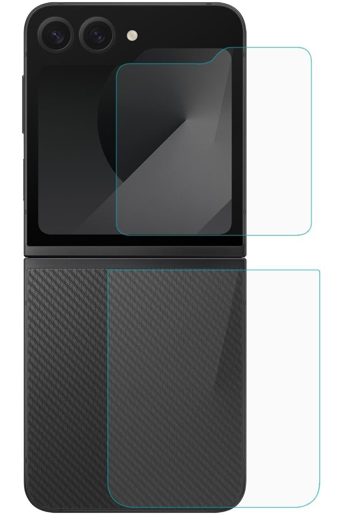 LUXE Galaxy Z Flip 6 Tempered Glass Cam Ekran Koruyucu [Galaxy Z Flip 6 ile Uyumlu Ekran Koruyucu - Şef
