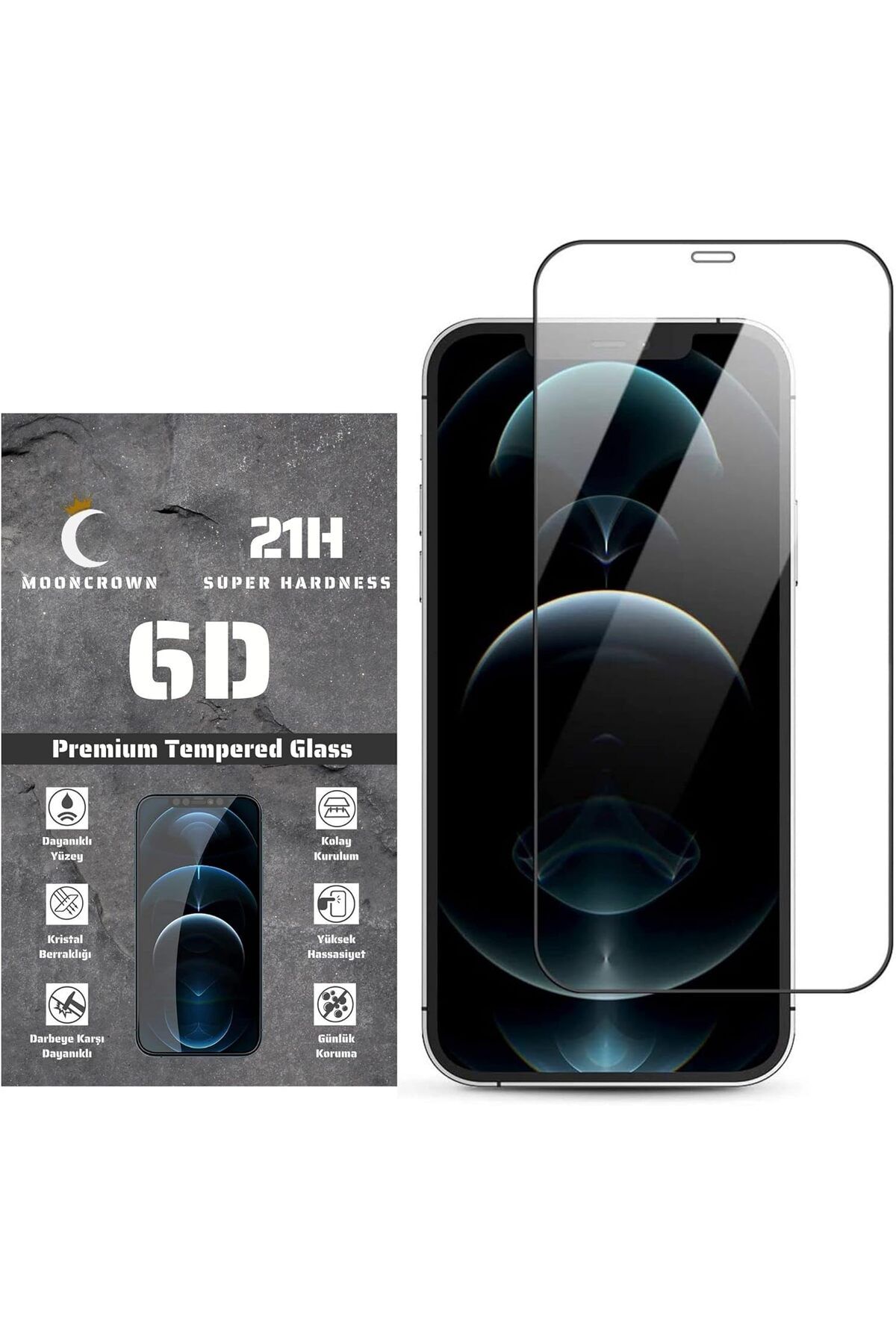 STOREMAX OZN iPhone 12-12 PRO Uyumlu Tam Kaplayan Ekran Koruyucu OZNstre 1094633