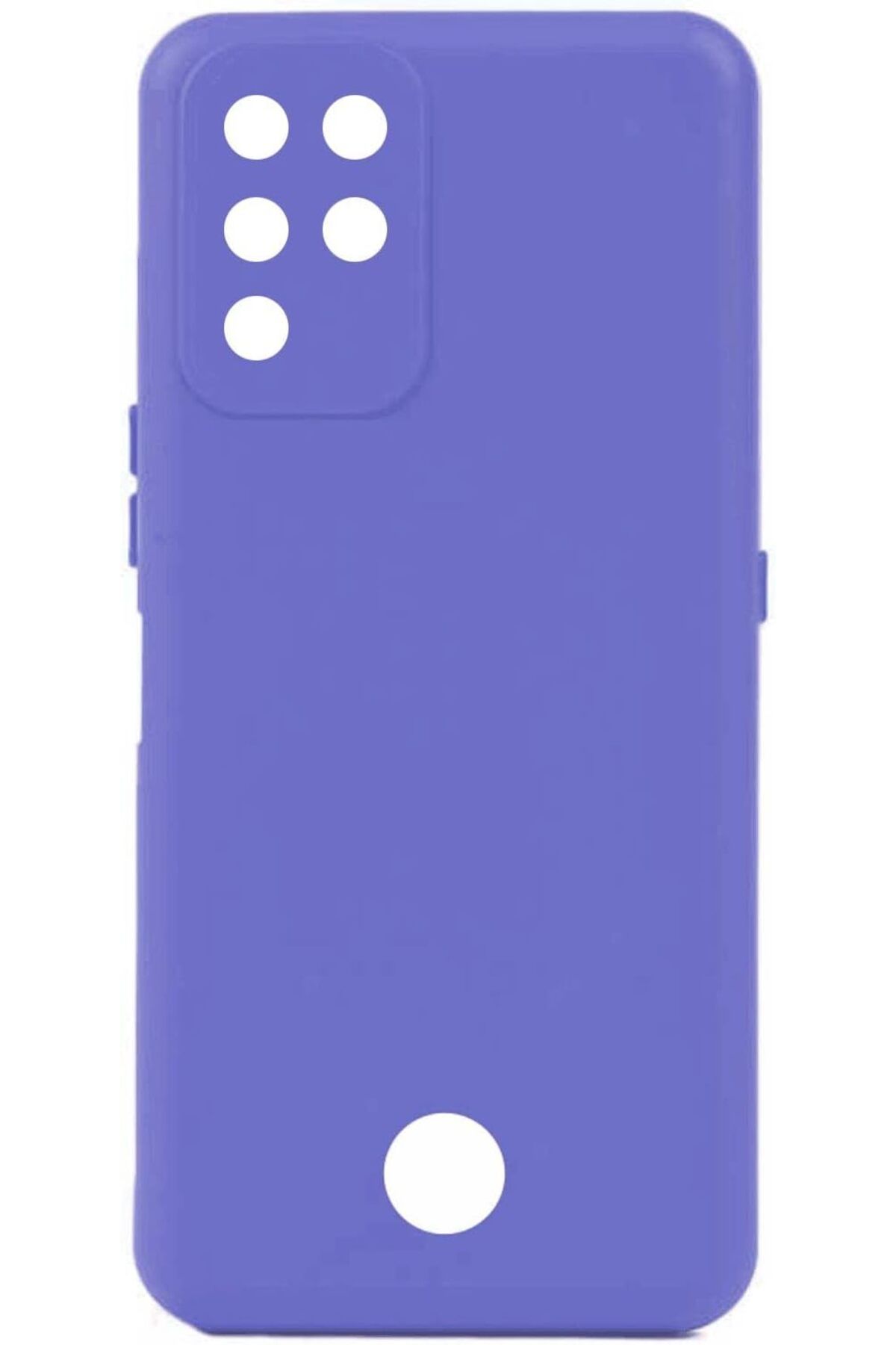 STOREMAX ELZ S19 Max ile Uyumlu Kılıf Kamera Korumalı Silikon Rubber Arka Kapak (Lila) FRNTR 1127478