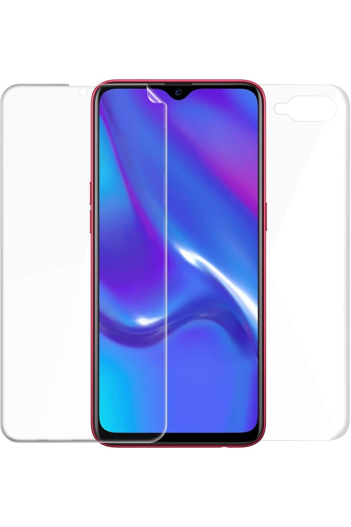 STOREMAX OZN Oppo RX17 Neo Ön + Arka Kavisler Dahil Tam Ekran Kaplayıcı Film OZNstre 1094633