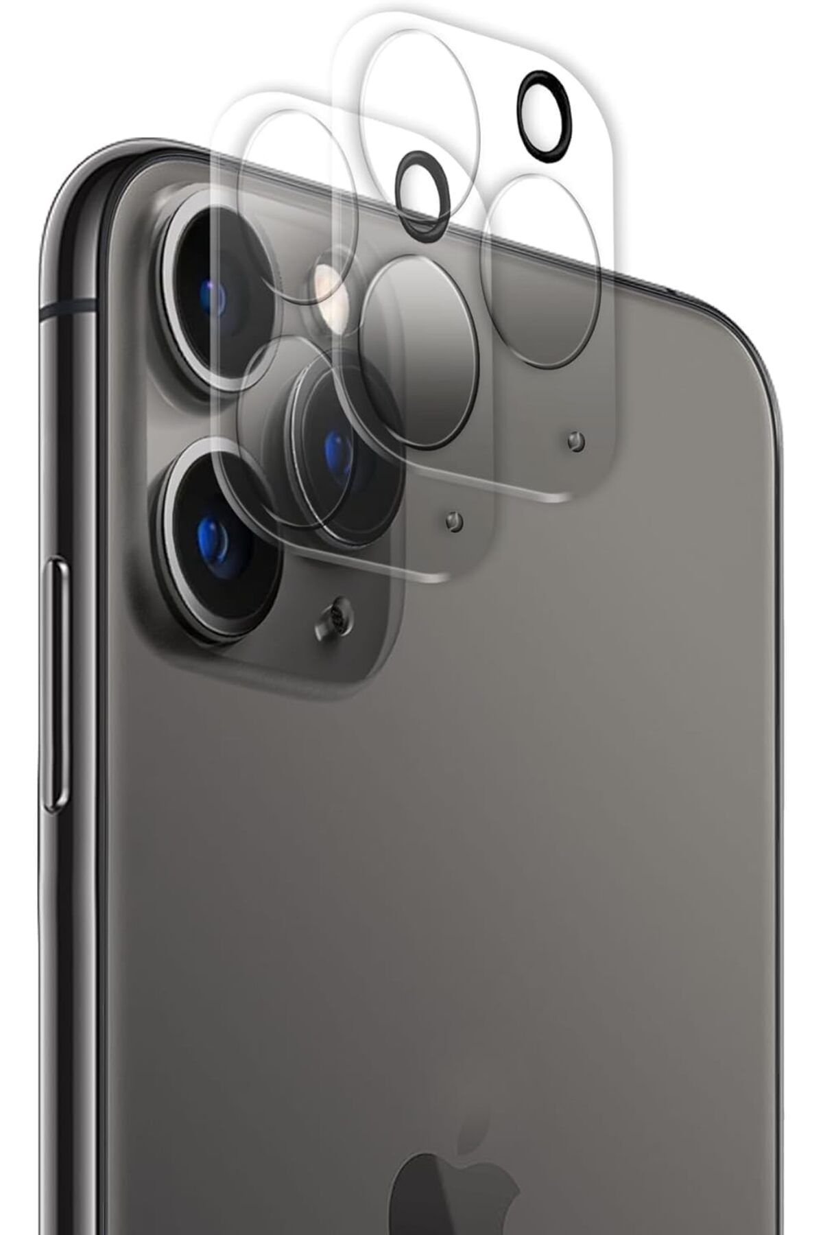 STOREMAX OZN 11 Pro ve iPhone 11 Pro Max Uyumlu Kamera Lens Koruyucu Tam Şeffaf Temperli Cam Yüksek Çözü