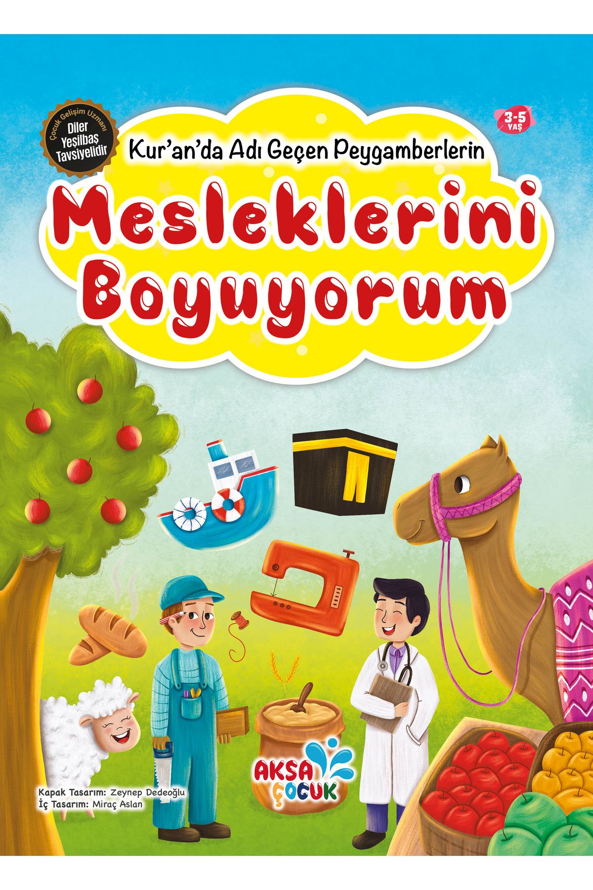 Aksa Kur'an'da Adı Geçen Peygamber Mesleklerini Boyama Kitabı