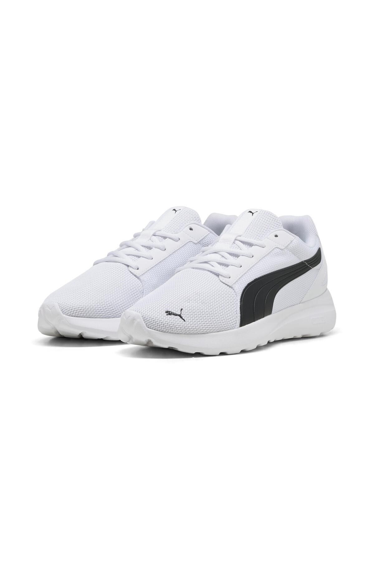 Puma Günlük Bağcıklı Spor Ayakkabı Sneaker Beyaz/Siyah