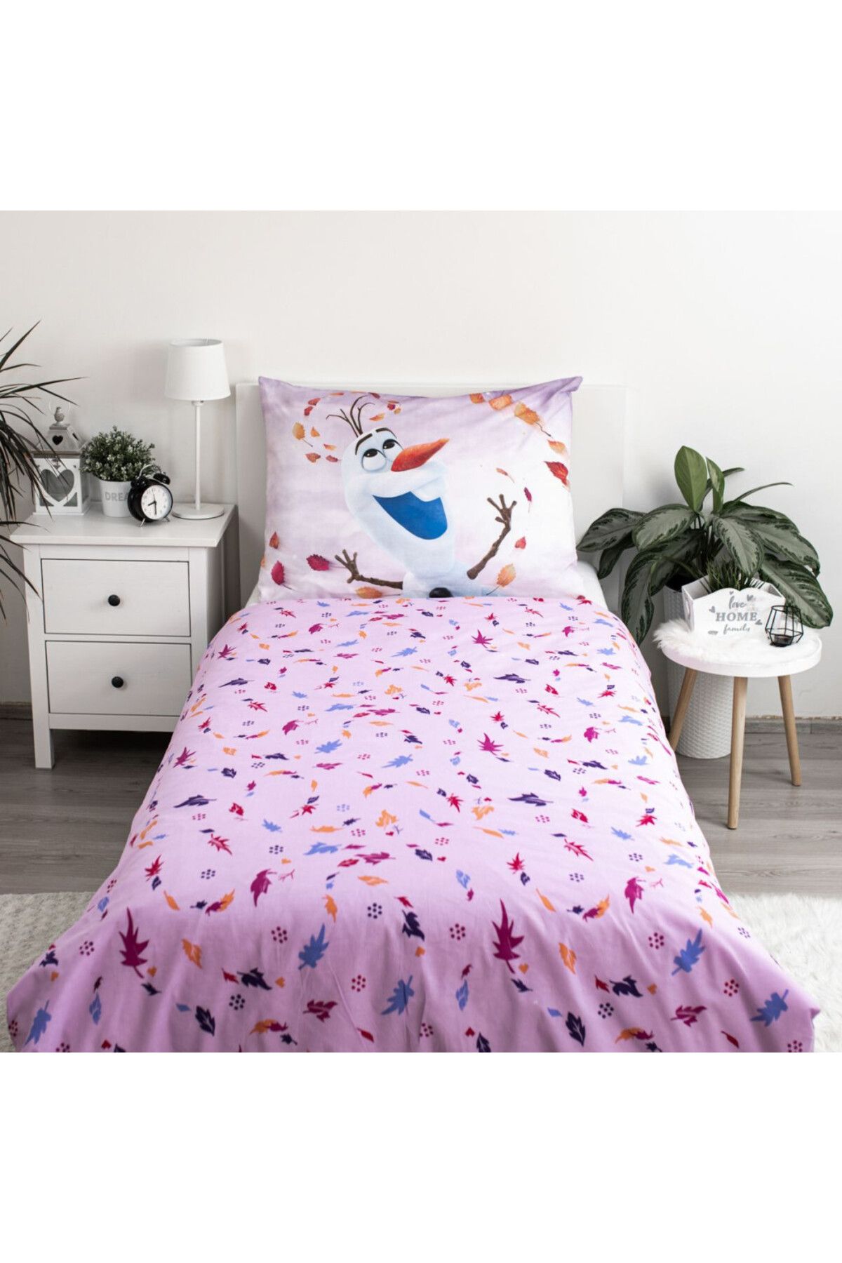 Frozen-2-piece bed linen set, Duvet cover, 140x200 cm, pillowcase, 70x90 cm, Multicolor, Wind, Frozen 3