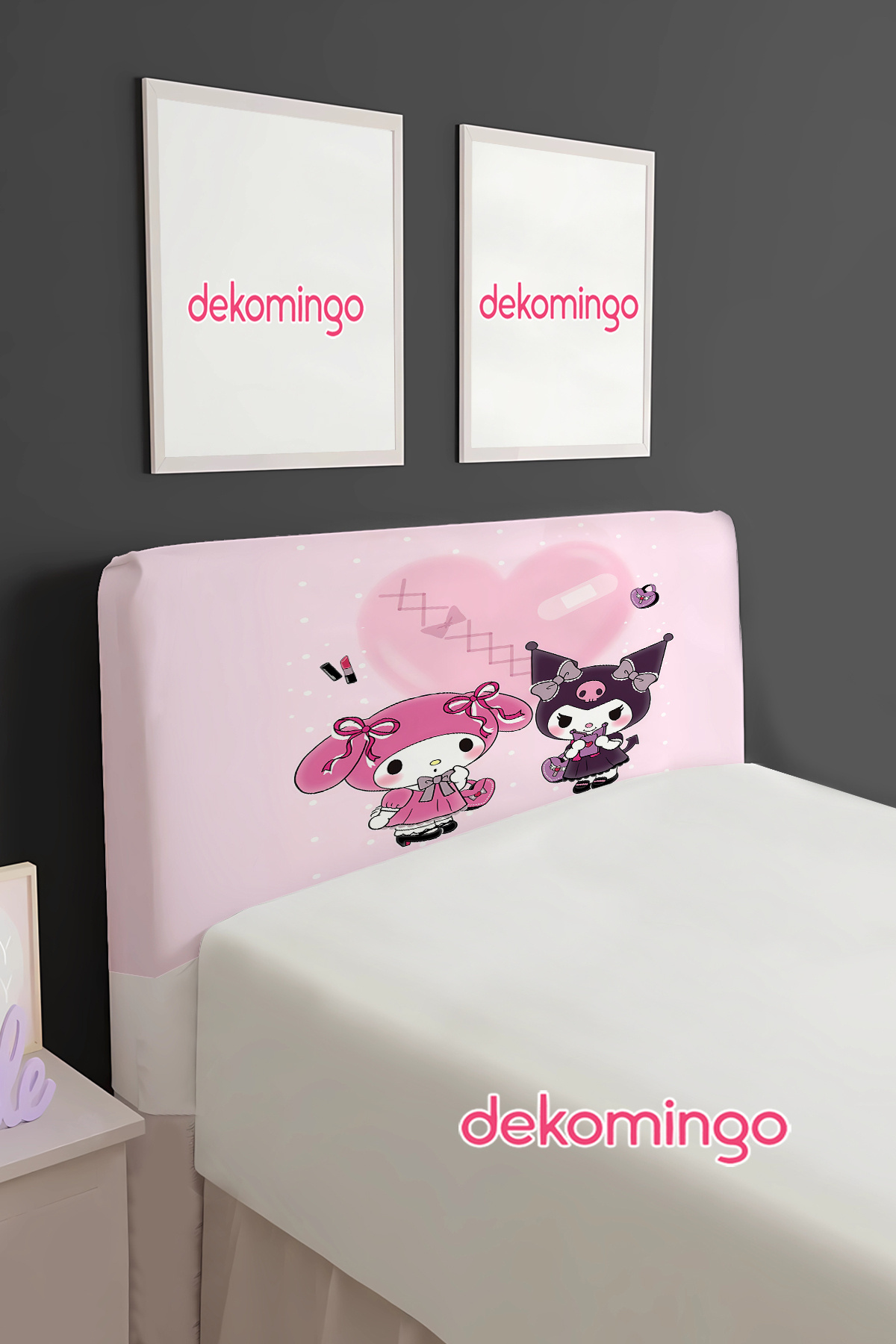dekomingo KALPLİ KUROMİ MY MELODY BAZA BAŞLIK KILIFI