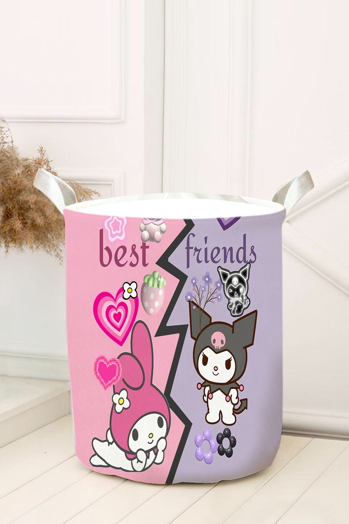 dekomingo Set De Jucării Best Friends Kuromi My Melody - Cu Cameră Și Coș - One Size