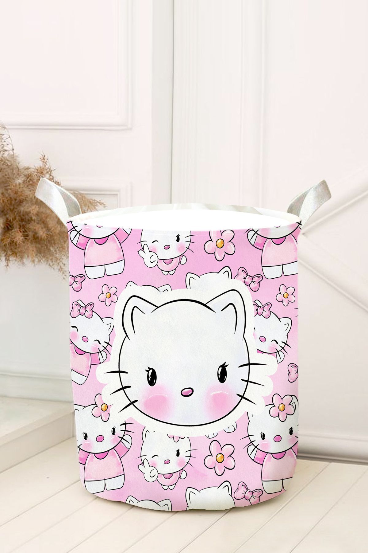 dekomingo-Set de jucării roz Hello Kitty - Cu cameră și coș 1