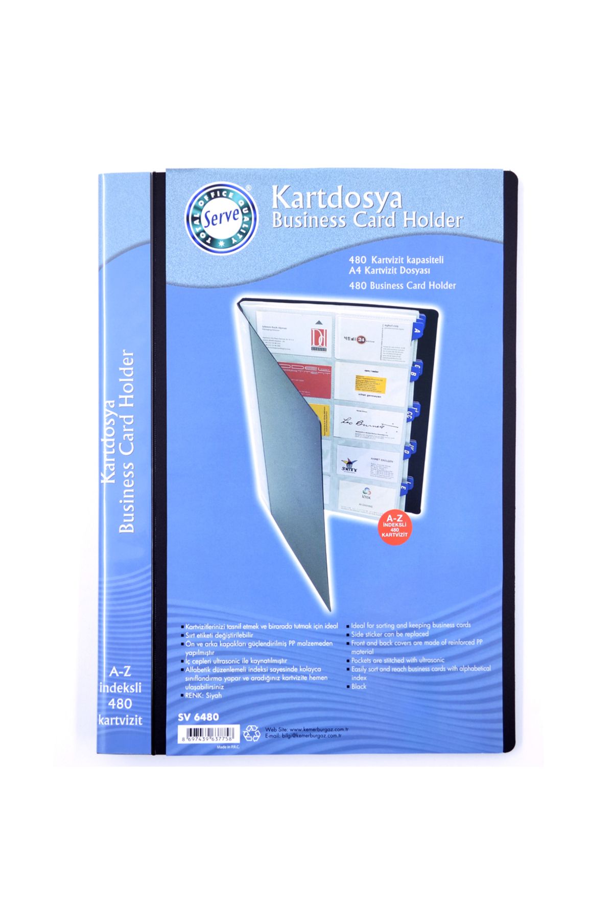JokeyKırtasiye Ofis Tipi (480 adet'lik) Kartlık Kartvizitlik Dosya