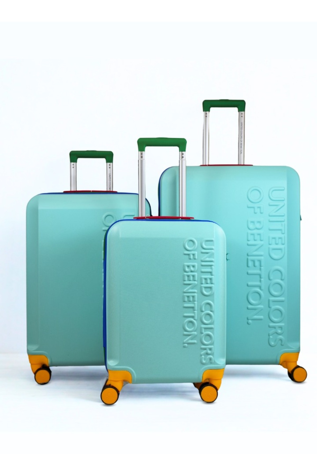 مجموعة BNTA-203X من 3 حقائب سفر صلبة بعجلات مزودة...