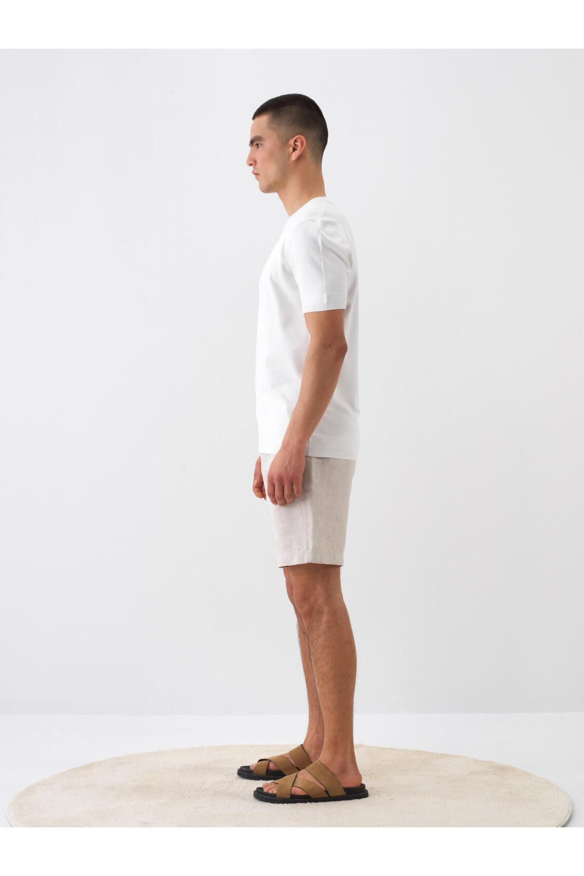 Xint-Men's White Regular Fit Sweater 3