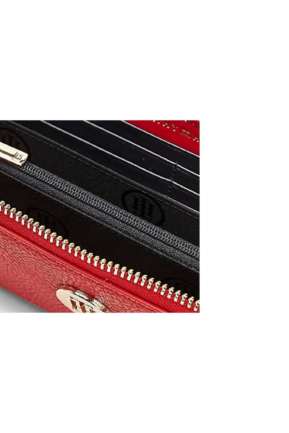 Tommy Hilfiger-Red Women's Wallet Aw0Aw08603 0Kp 2