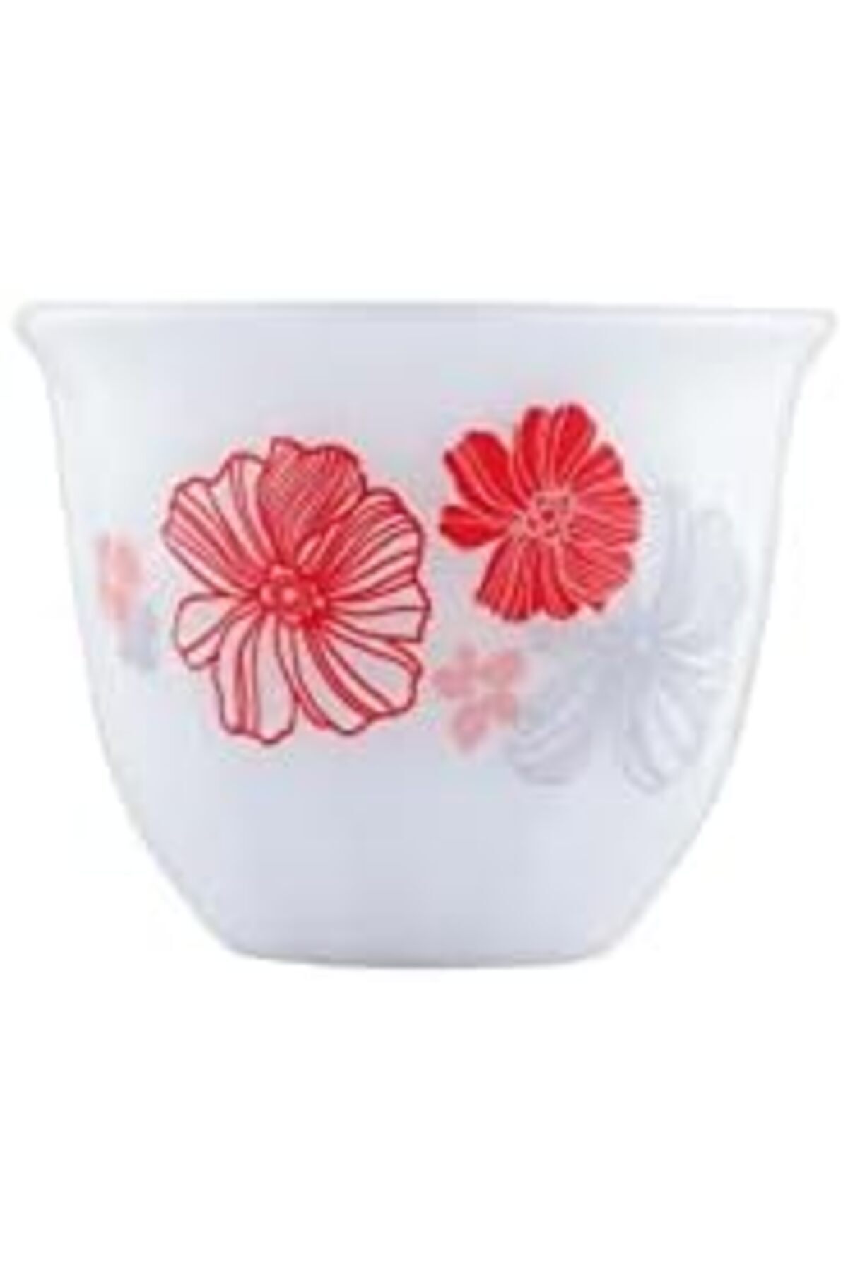 ALSAIF-Java Cup Set 12 Pieces By Al Saif, White/red, Size: L, K65173/2/l 4