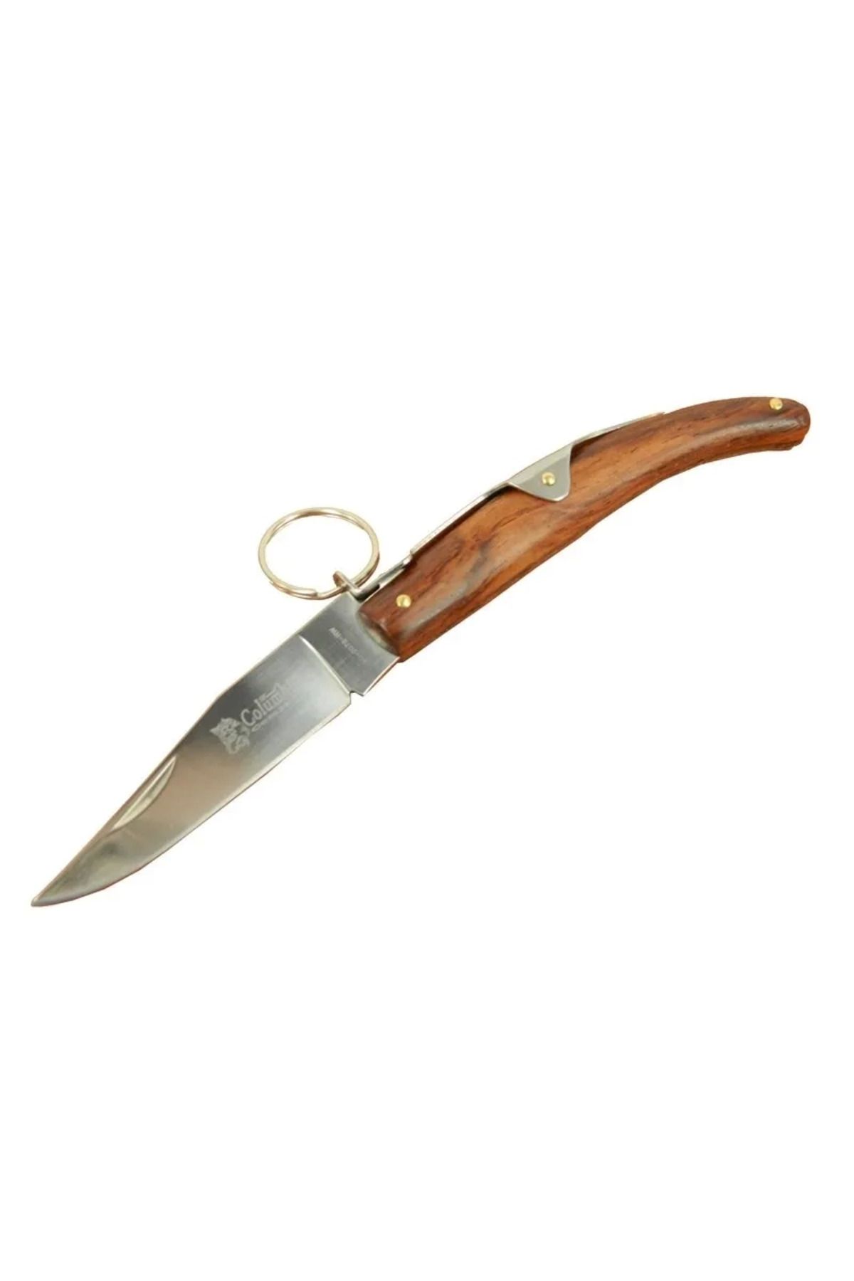 melfxxl eticaret melfxxl Okapi Gc2079b Kahverengi Kamp Çakı 19cm - Manuel, Kemerlikli, Ahşap Sap