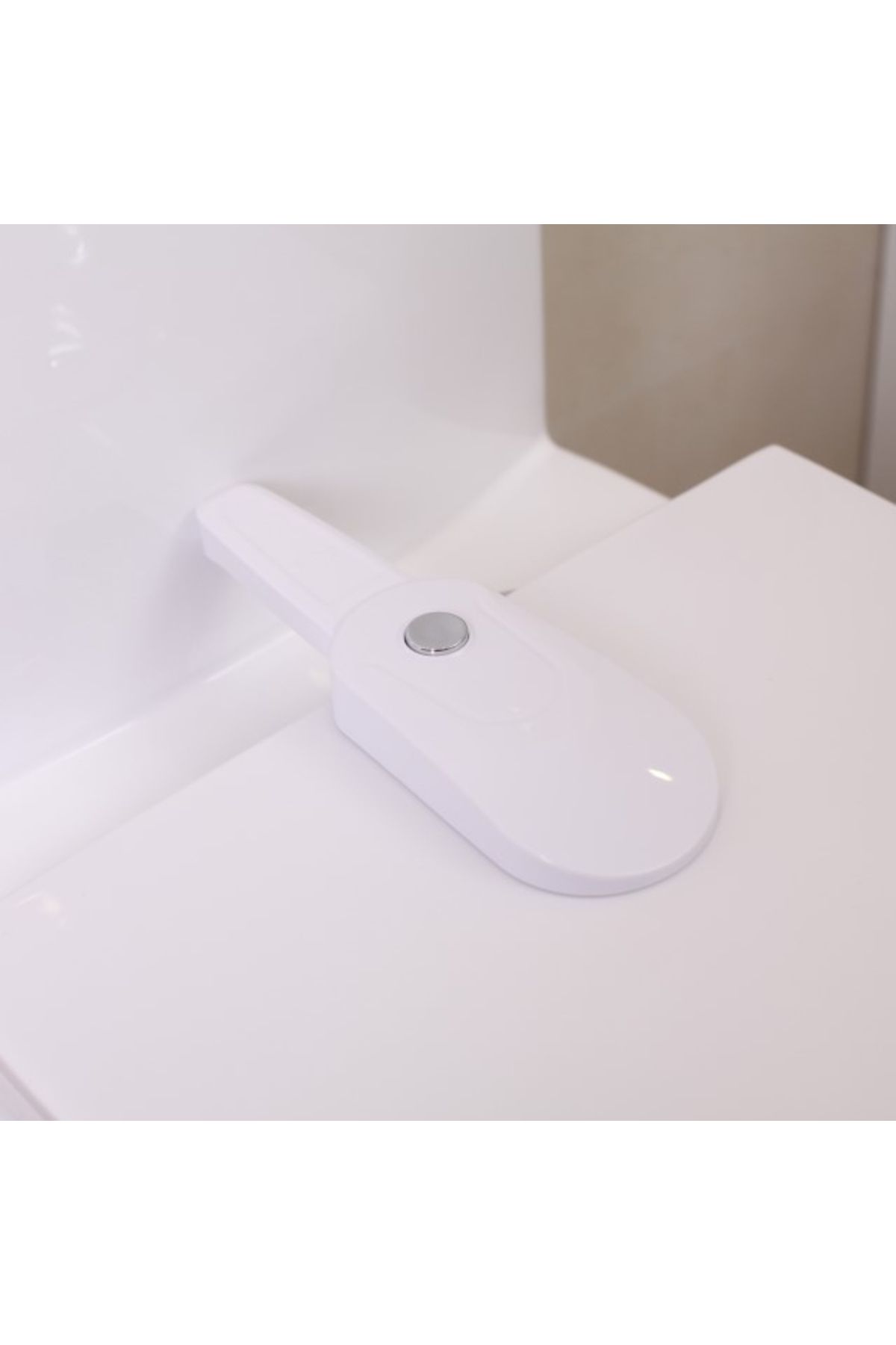 Empria-Blocator capac toaleta, pentru bebelusi si copii, protectie was WC, Empria, siguranta WC, Alb 9