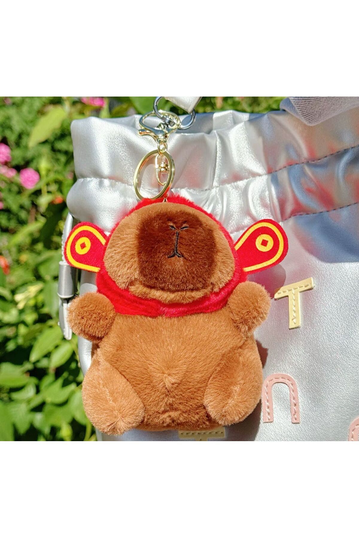 HEY GİDİ GİFT Sevimli Kapibara Peluş / İçi Yumuşak / Peluş Anahtarlık / Capybara Oyuncak / Figür Yüksek Kalite