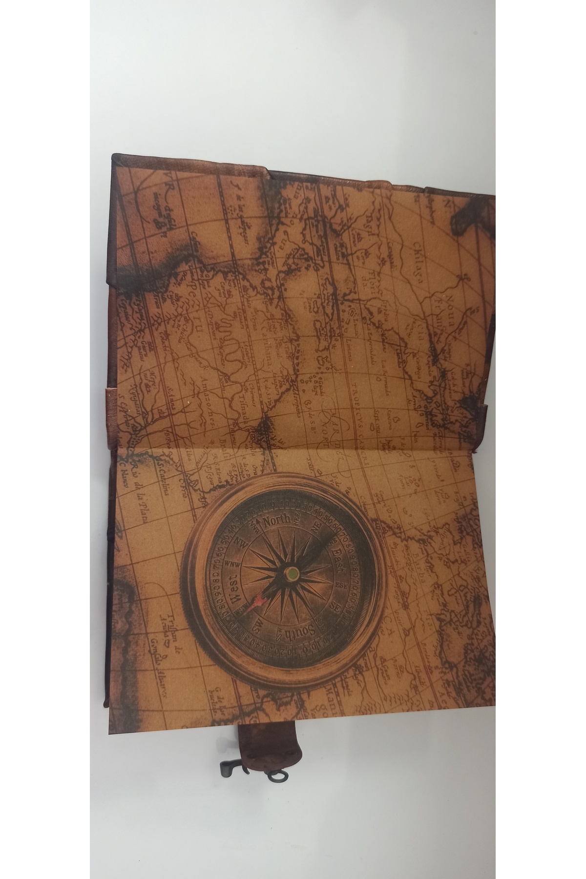 MATRUŞKA DERİ SANAT TASARIM-Handmade Real Leather Hardcover Diary Notebook (Medium Size) 3