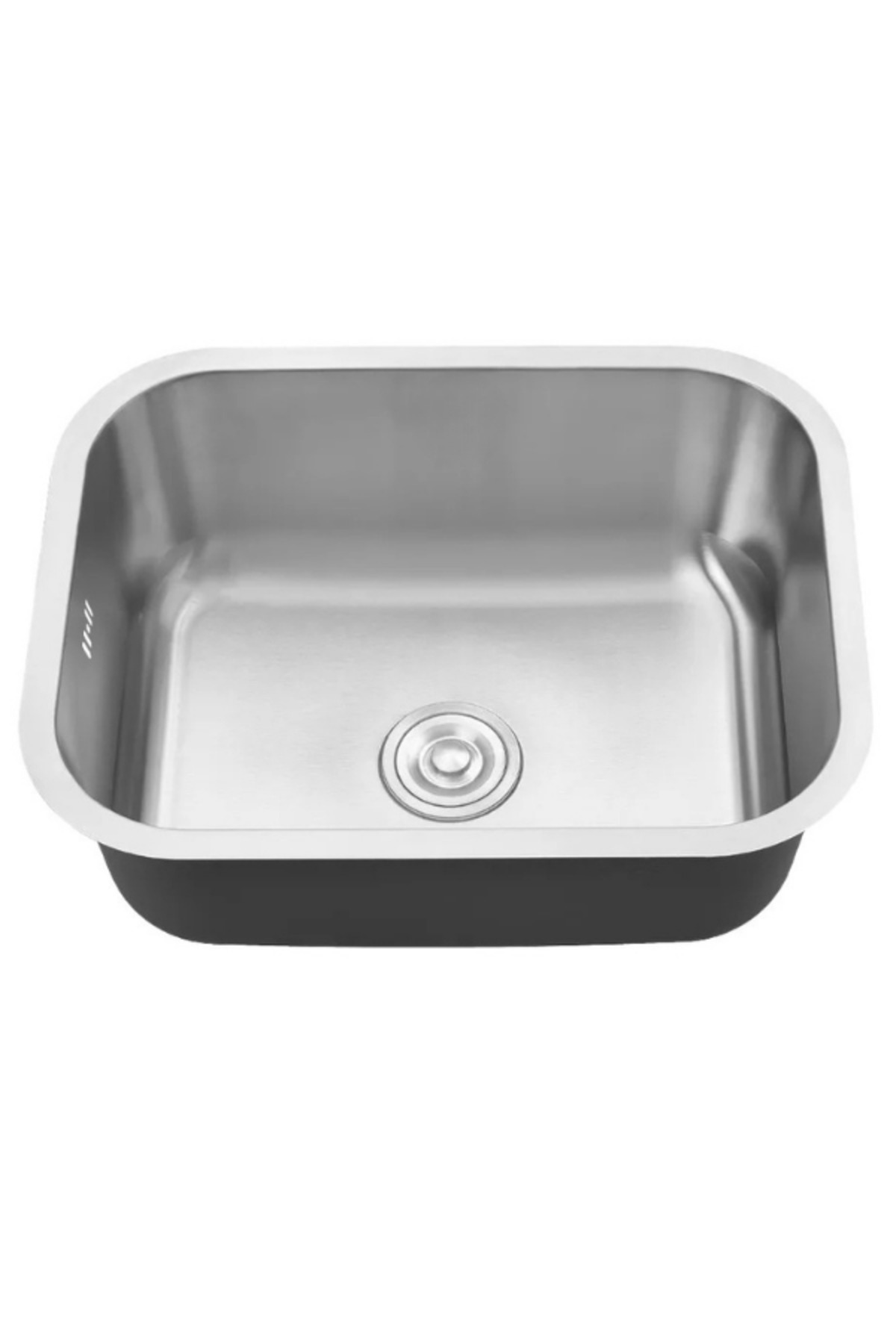 DUREVO Elite Paslanmaz Çelik Mutfak Evyesi -48x38 Cm Mutfak Eviyesi Sifon Seti Dahil