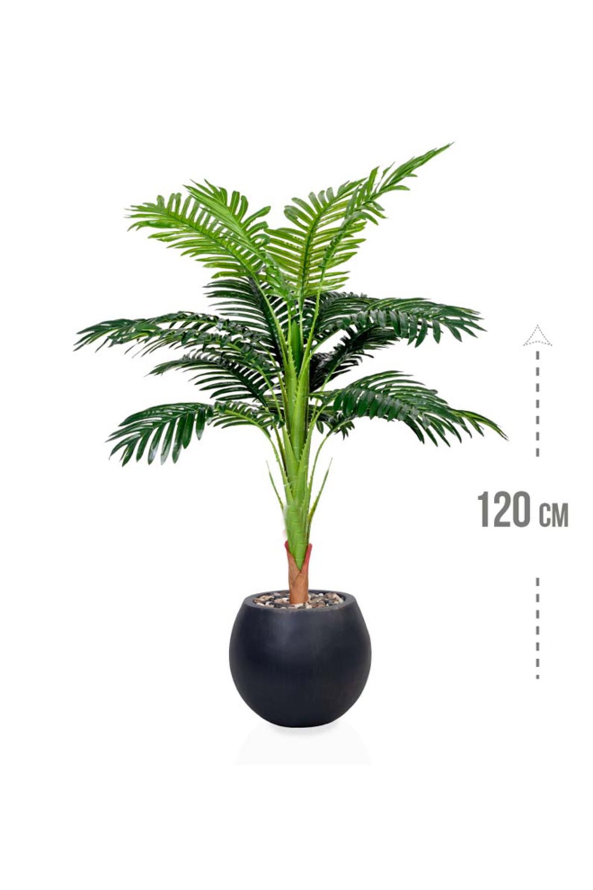 DRAMA HOME-Artificial tree simulating a natural palm tree with a height of 120 cm 2