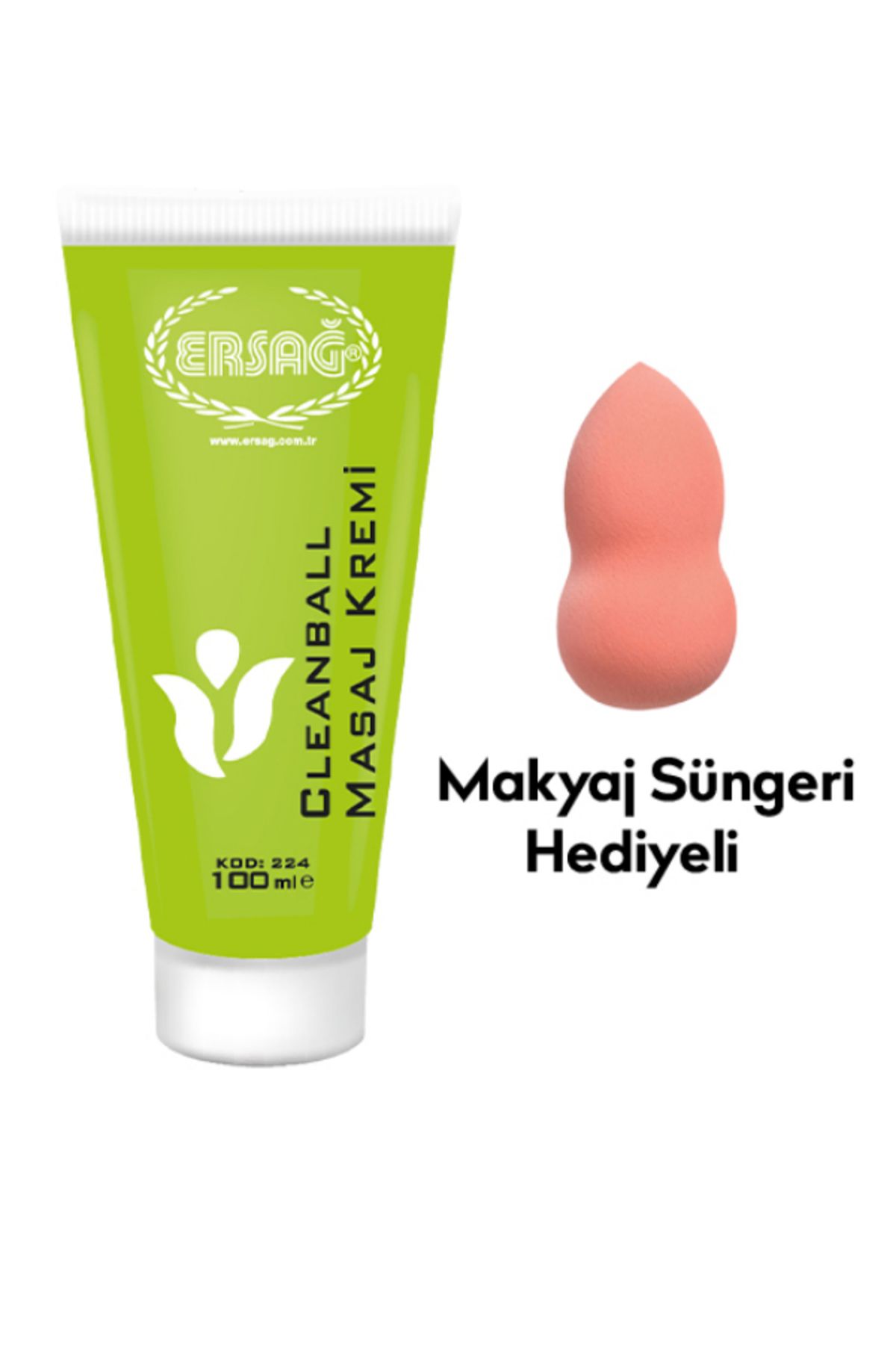 Ersağ Ersağ CleanBall Masaj Kremi 100 ml.