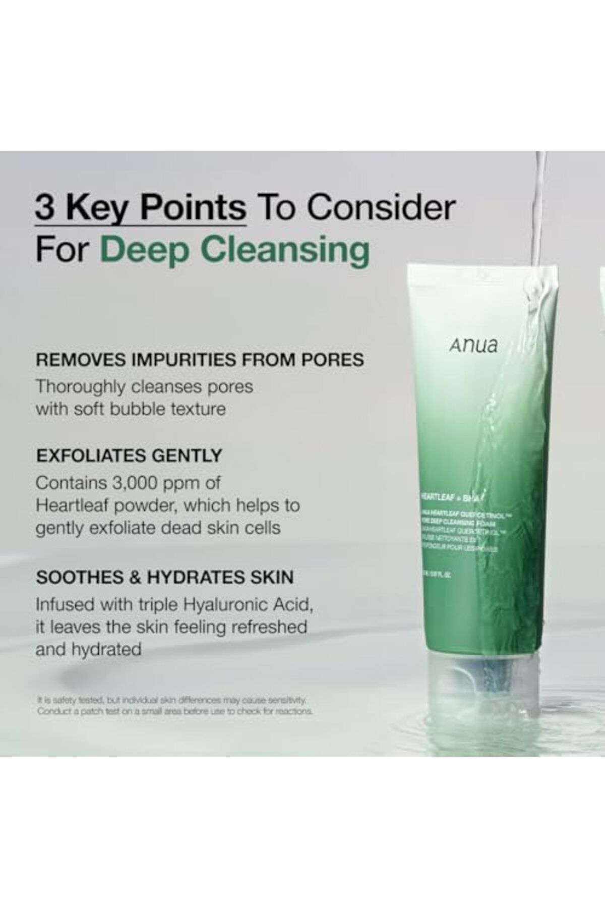 ANUA-Heartleaf Quercetinol Pore Deep Cleansing Foam 5