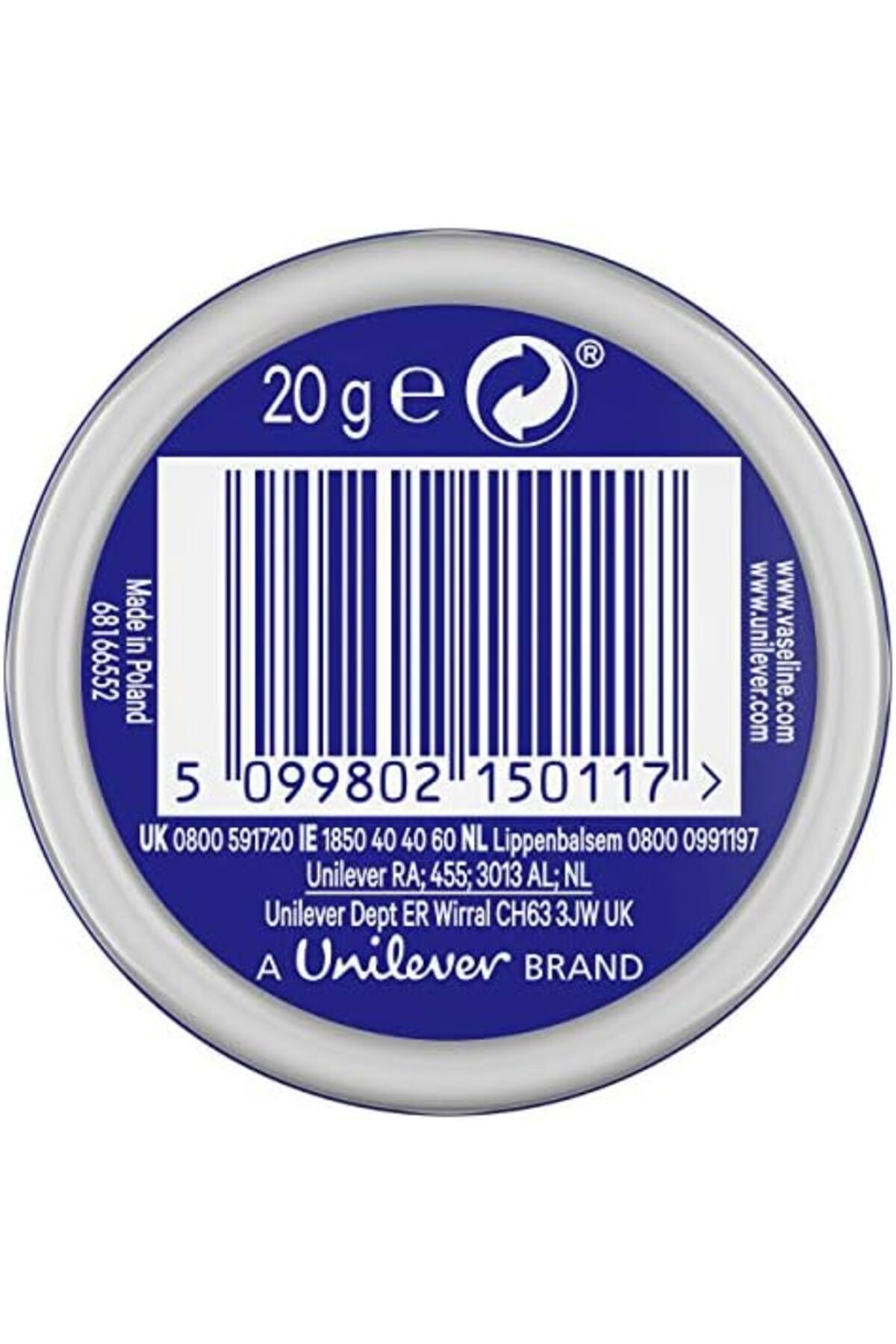Vaseline-Lip Therapy Petroleum Jelly Original for Men - 0.7 oz Lip Balm 4