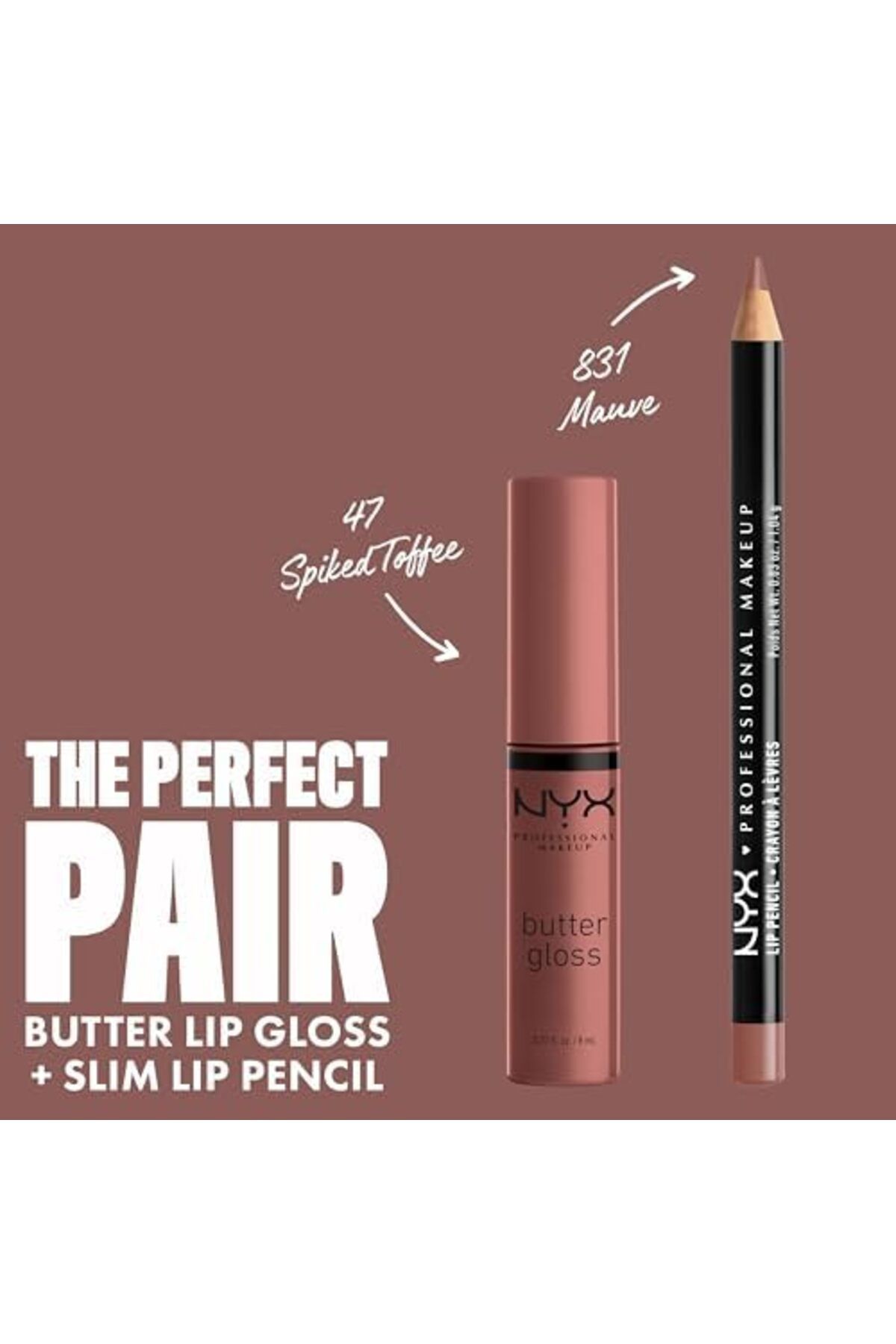 NYX Professional Makeup-NYX-BUTTER GLOSS NON-STICKY LIP GLOSS - SPIKED TOFFEE 8ml 8
