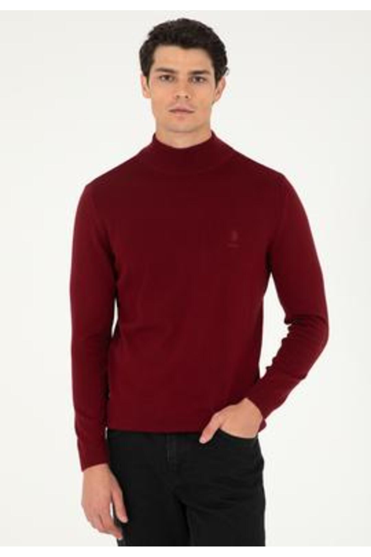 یو اس پولو پولو اسن ایالات متحده ژاکت مردانه بورگوندی Ybs-Bsk24 1920947