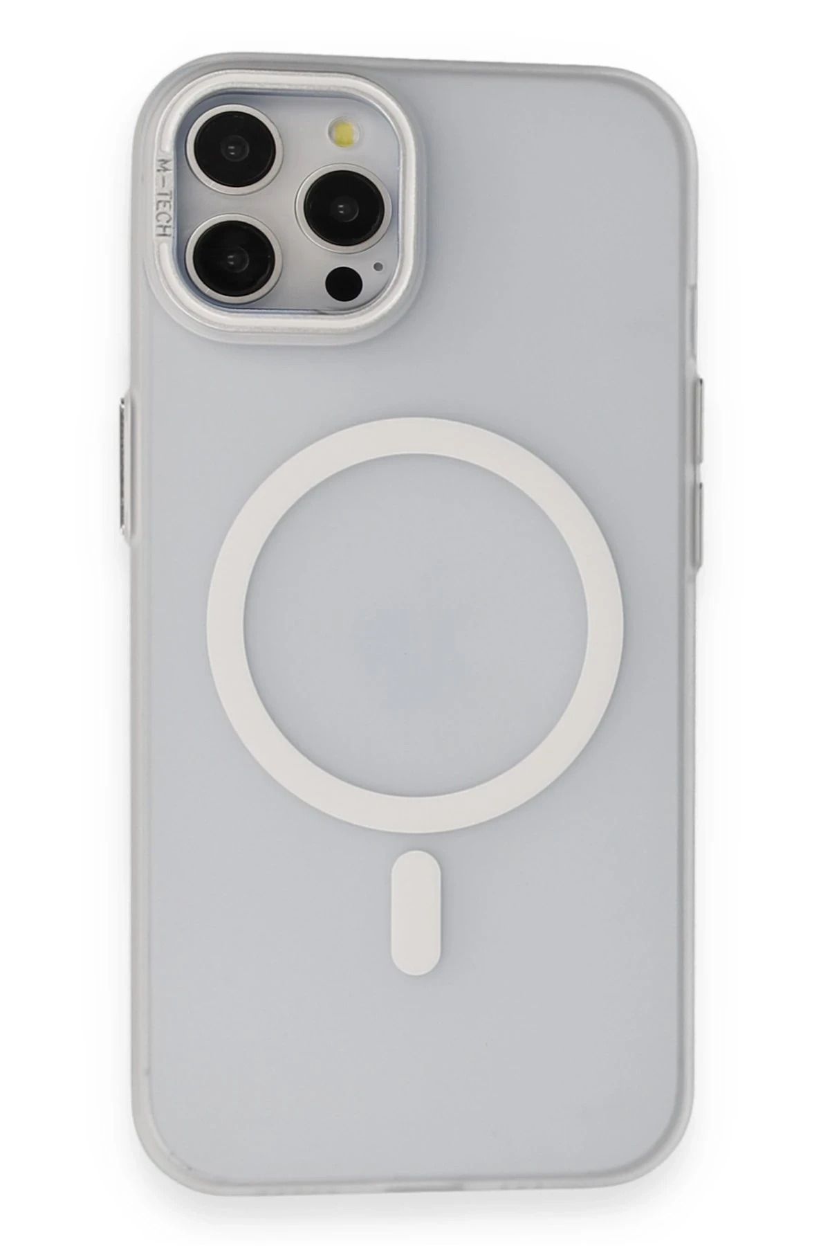 Joko iPhone 15 Pro Max Frost Standlı Magsafe Kapak - Şeffaf SPTGL