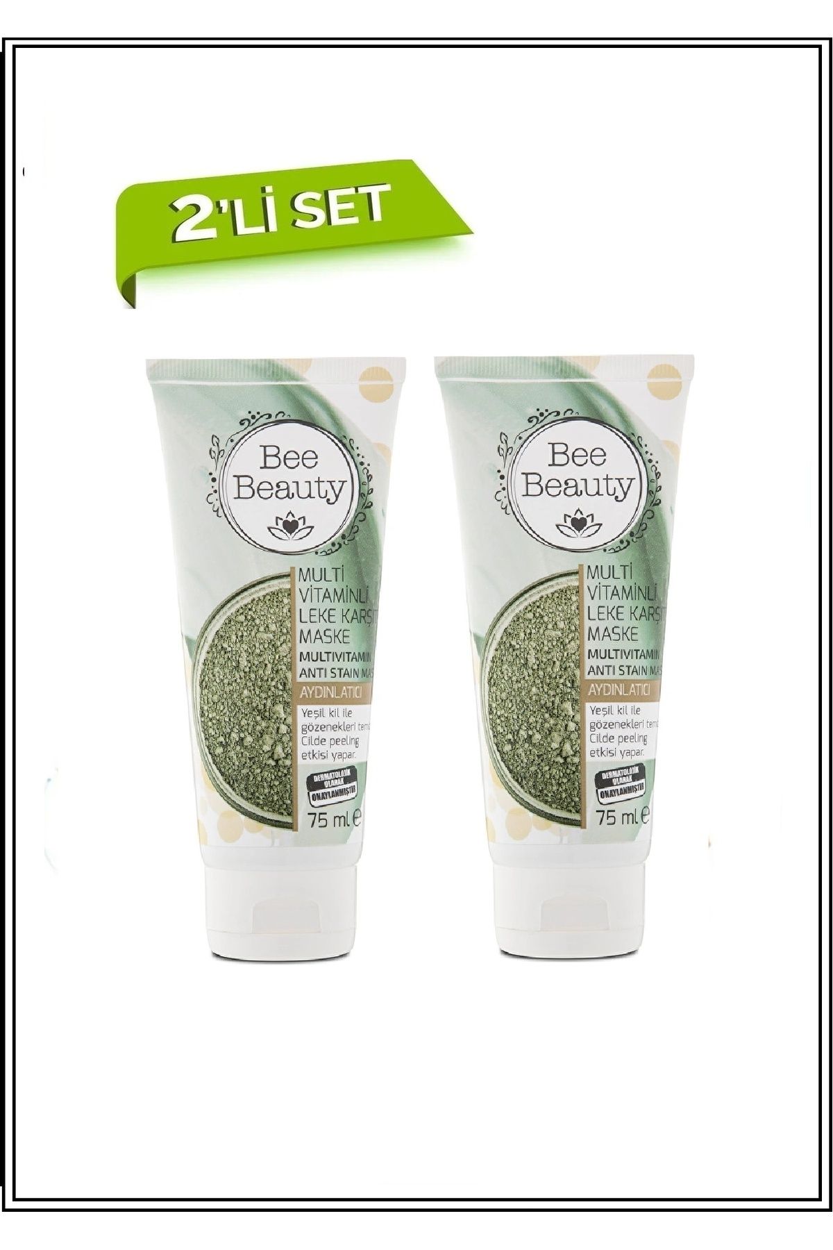 Bee Beauty Multi Vitaminli Leke Karşıtı Maske 2 Adet Avantajlı Set