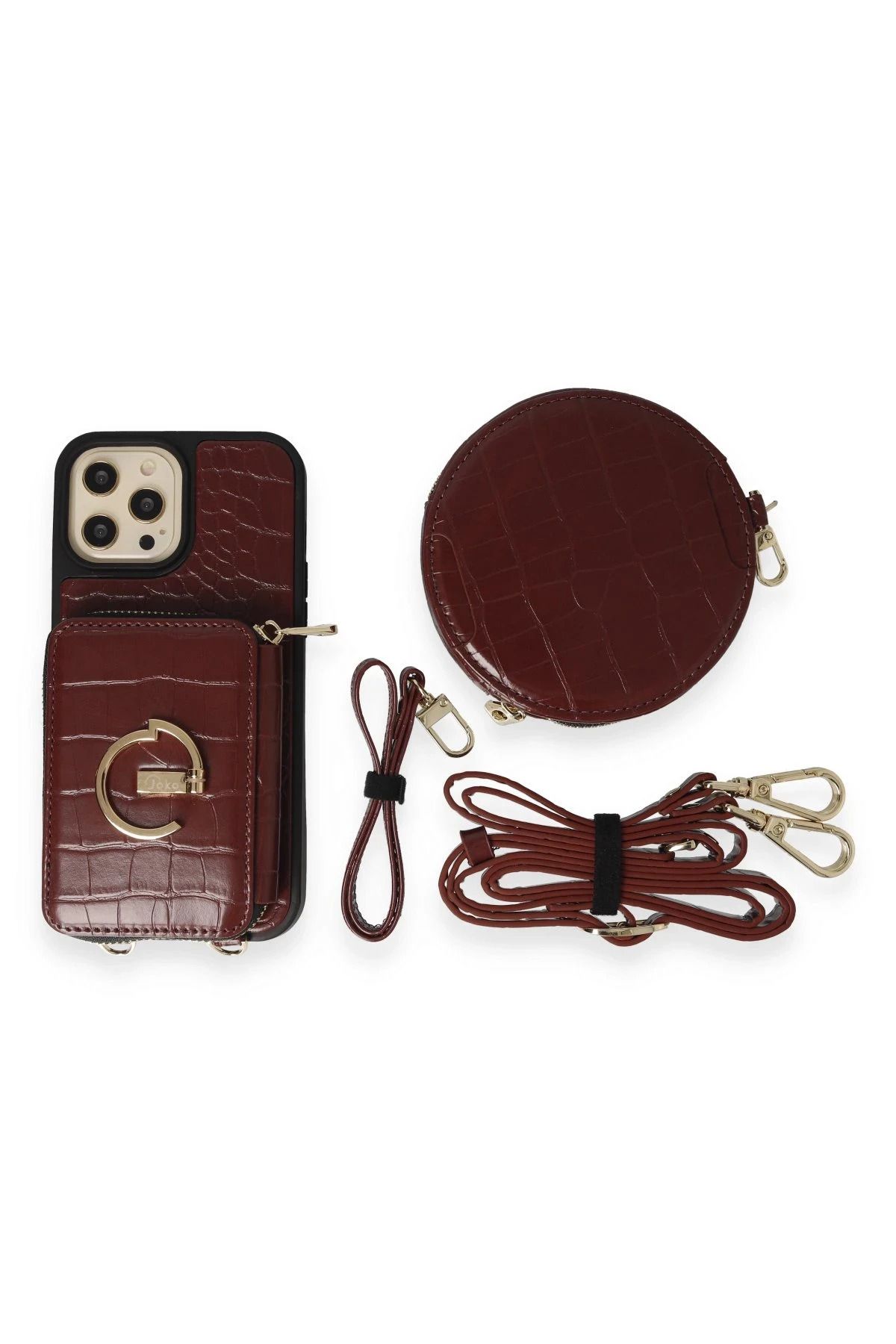 Joko iPhone 14 Pro Kılıf Ermes Kapak - Bordo DPMAH