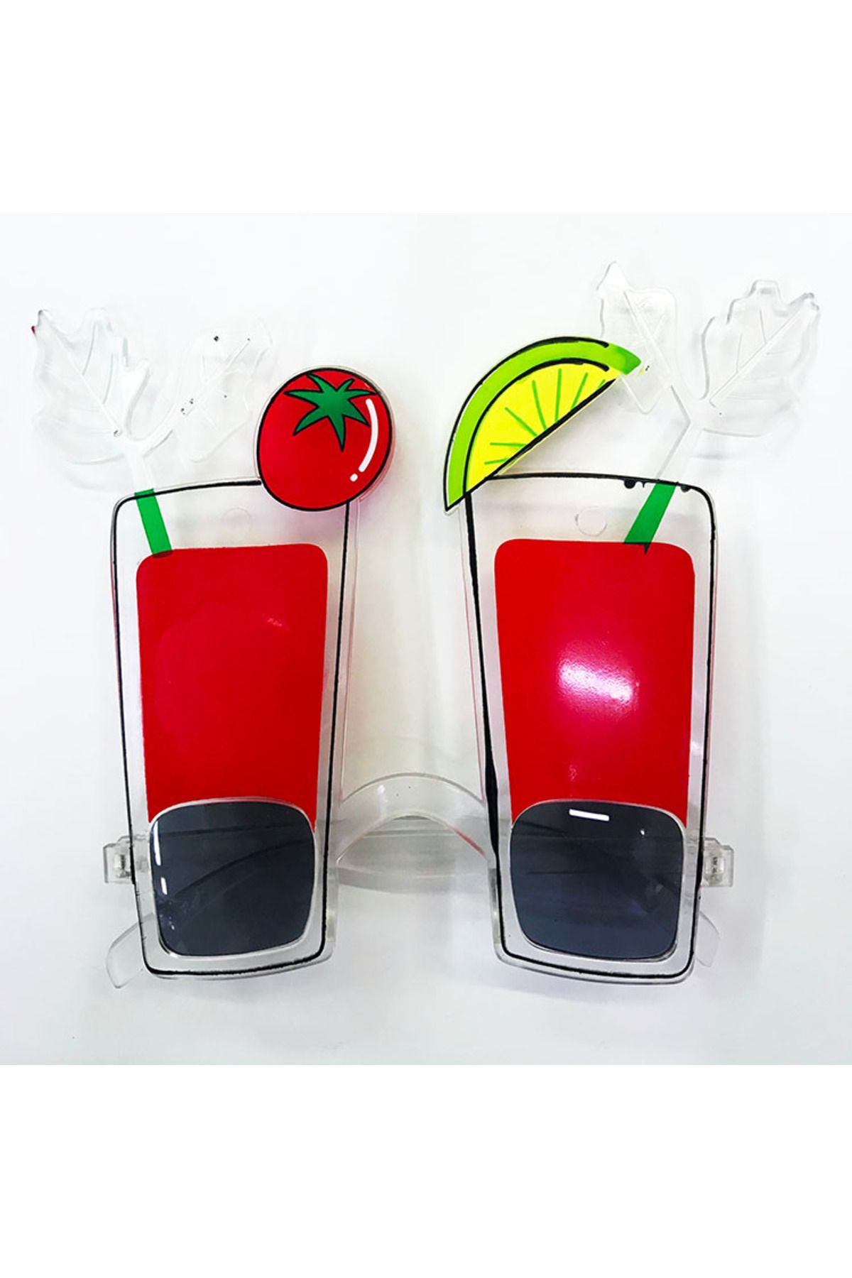 Mu Art Ahşap Mrt Kırmızı Renk Uzun Kadeh Tekila Şekilli Yılbaşı Parti Gözlüğü Art 871301