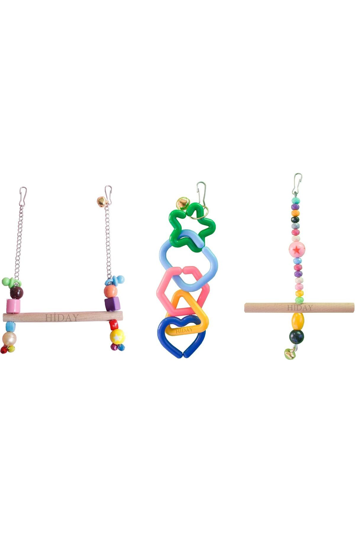 LUXE kuş ve kedi ürünleri Büyük Salıncak 3'lü Set LXSHP 1055529