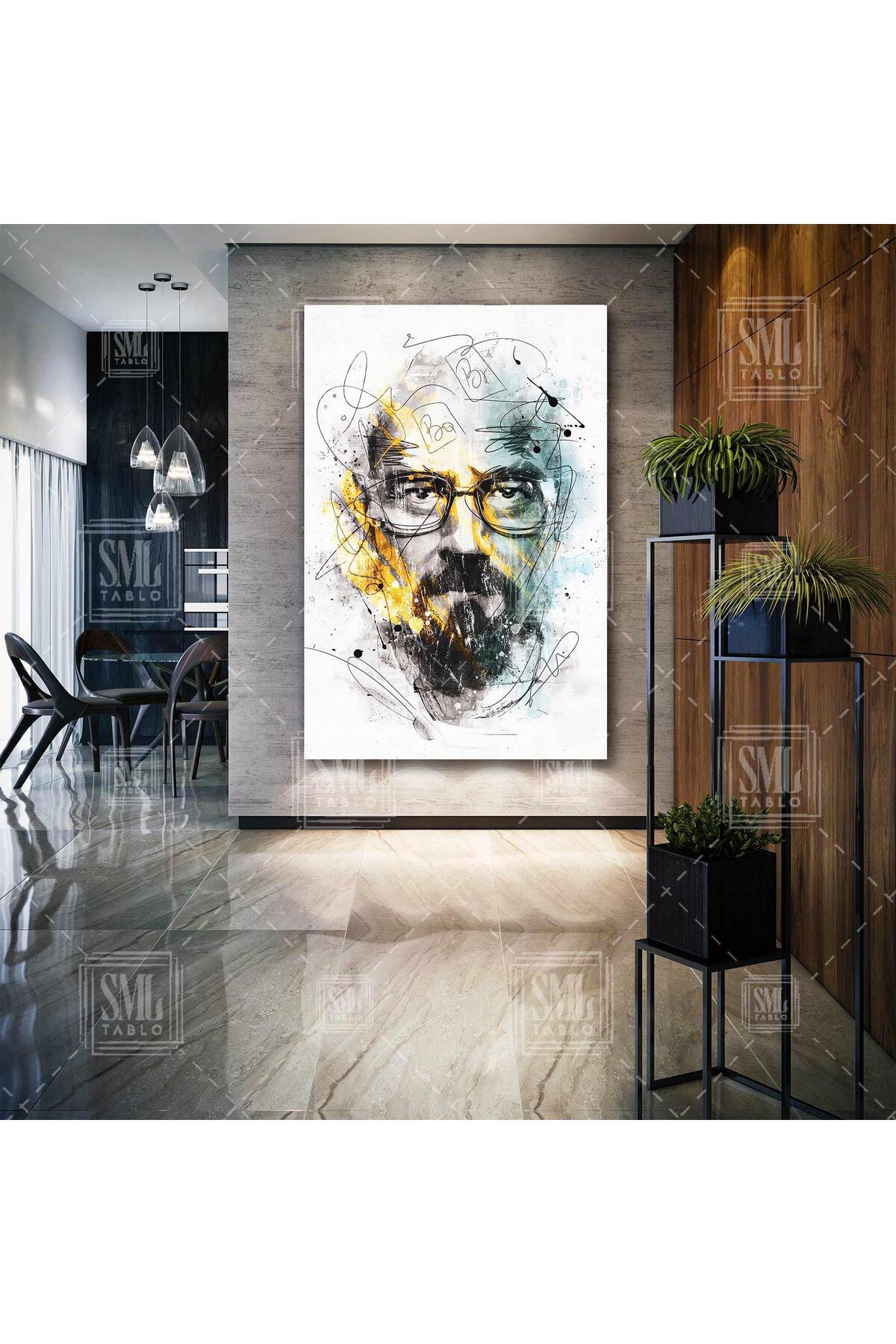 Heisenberg Breaking Bad Chemistry Vertical Canvas Painting