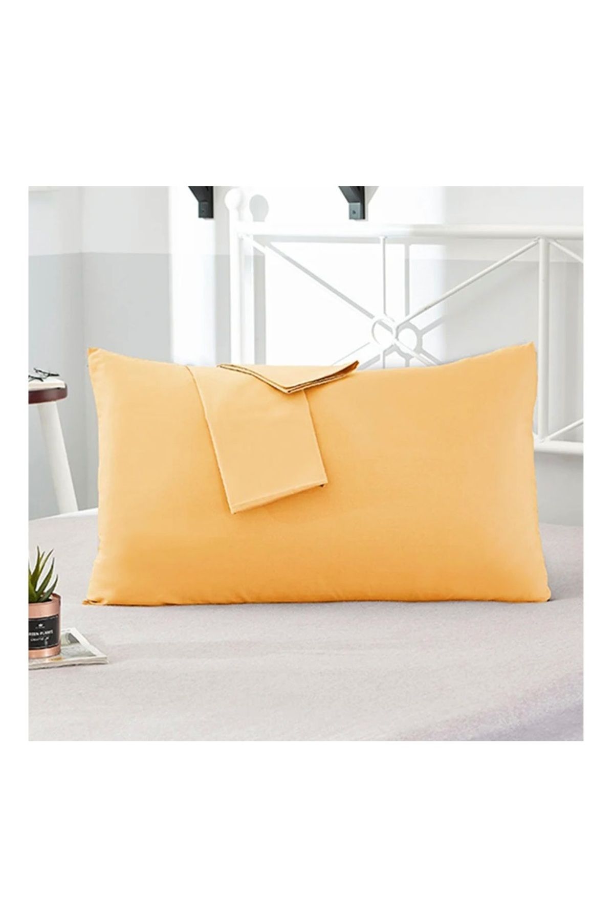Juellhome %100 Pamuk Yastık Kılıfı (2 ADET) 50 x 70 Cm (Fermuarlı)