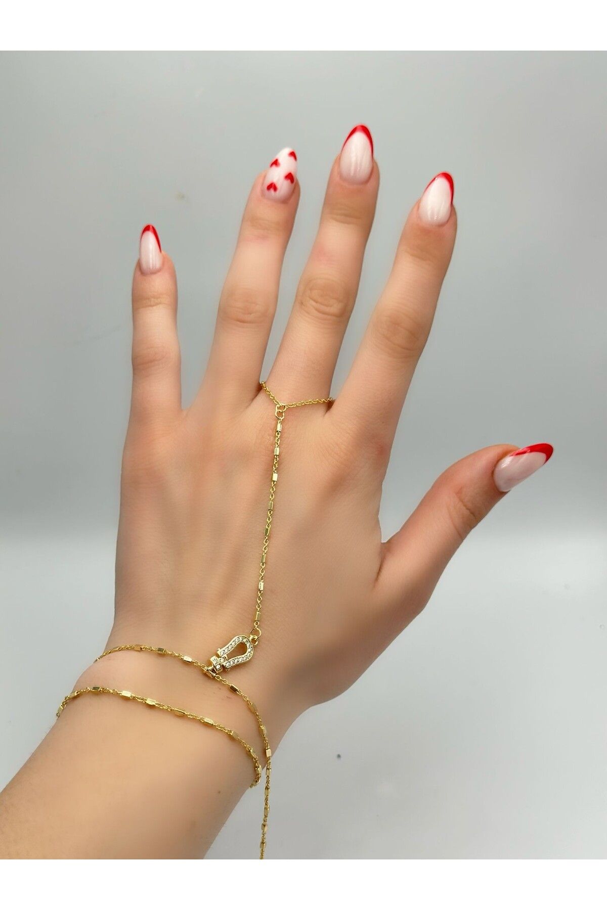 MyladyAccessoriess Zirkon Taş Kemer Detaylı Çelik Şahmeran