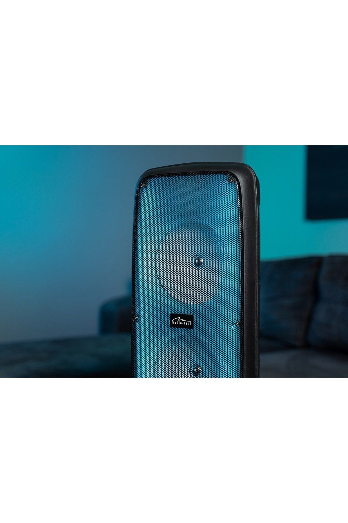 Mediatech-Boxa Portabila Wireless Media-Tech FLAMEZILLA MT3178 Radio FM MP3 Player 20W RMS Negru, MT3178 7