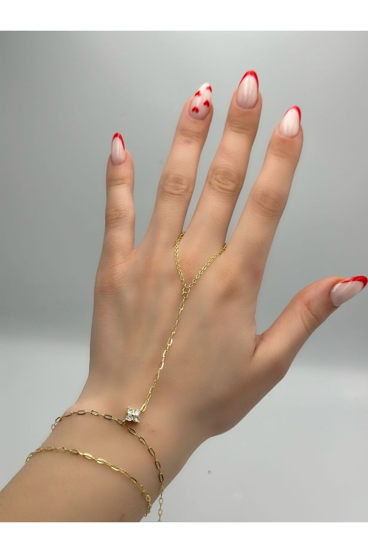 MyladyAccessoriess Baget Taş Detay Yonca Çelik Şahmeran