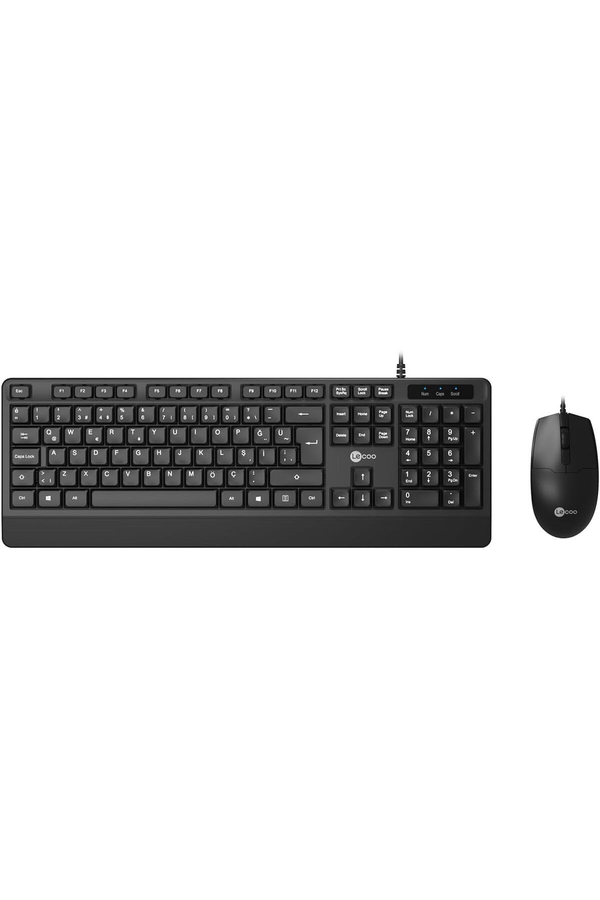 STOREMAX Ezg CM106 USB Kablolu, QWERTY Türkçe Dizilim Klavye, 1200DPI Optik Fare, Bilek Dinlendirme, Sağ v