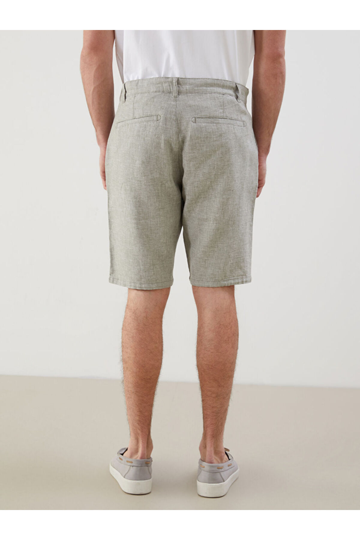 LC Waikiki-Lcwaikiki Classic Standard Fit Linen Blend Men's Shorts t t 3