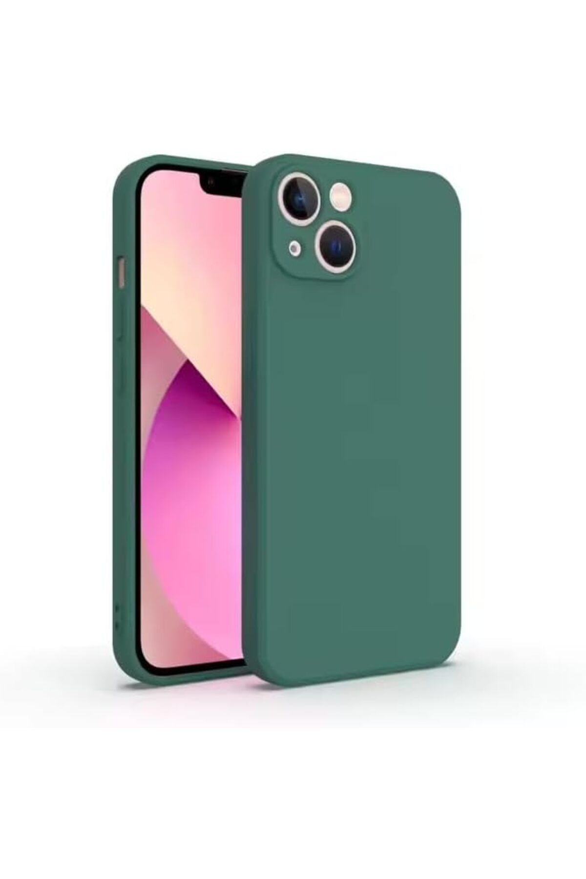 STOREMAX GİYİM & AKSESUAR iPhone 15 (6.1) inç ile uyumlu First Silikon kılıf ince yapılı tam koru
