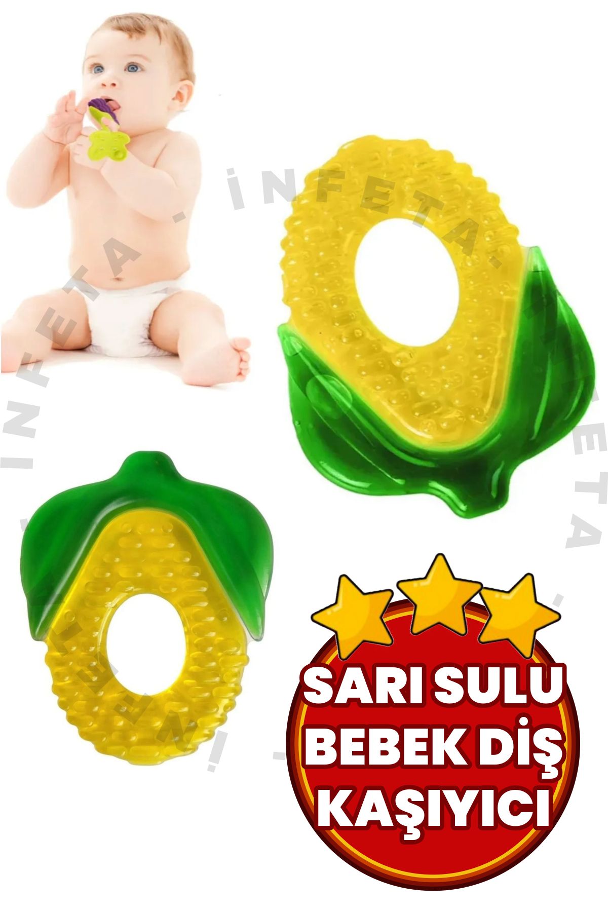 İnfeta Sarı Sulu Diş Kaşıyıcı